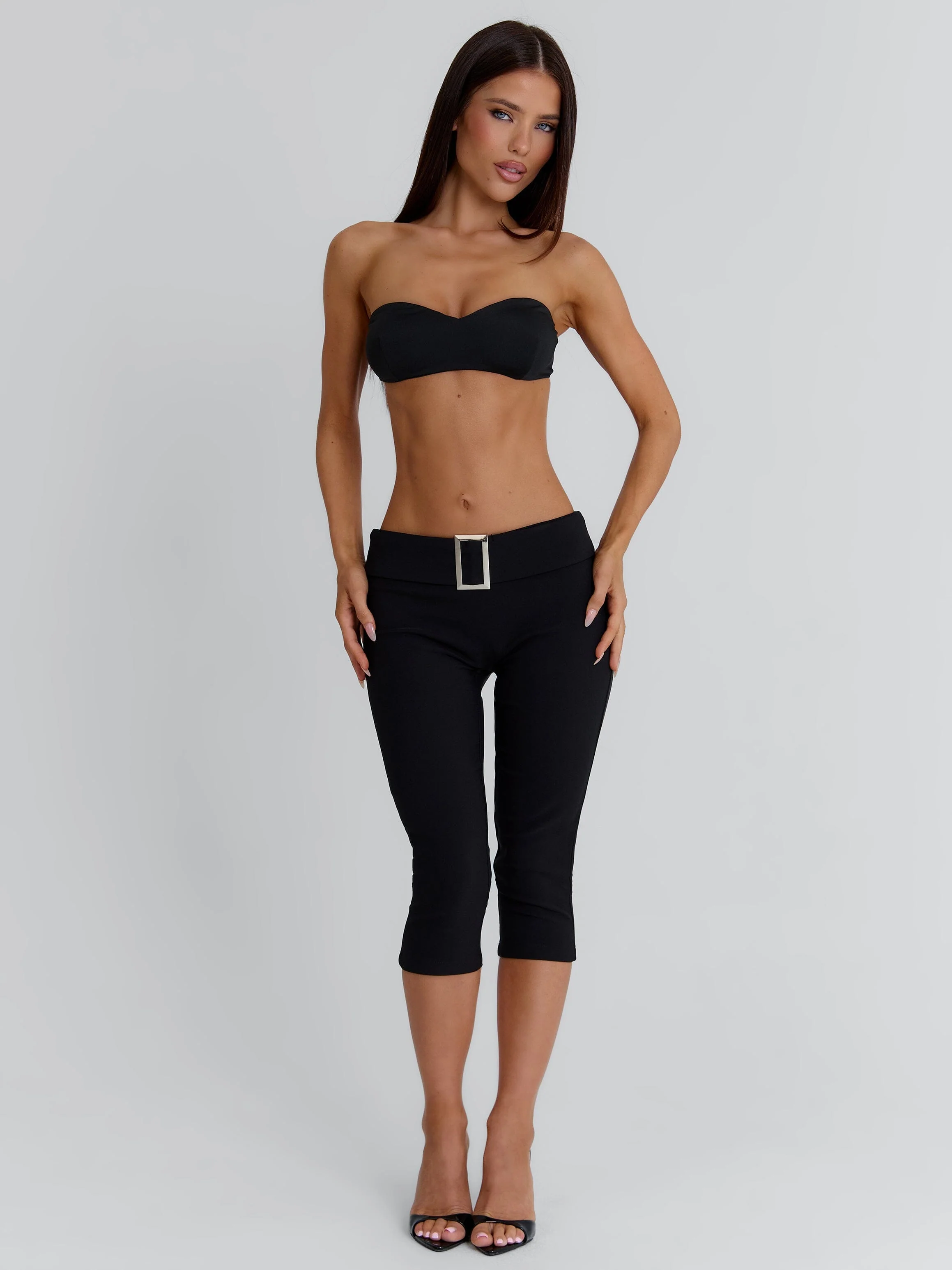 CHEYENE CAPRI PANTS BLACK