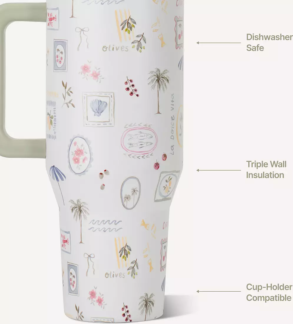 HYDROJUG 40 oz. Traveler Tumbler - Ciao Bella