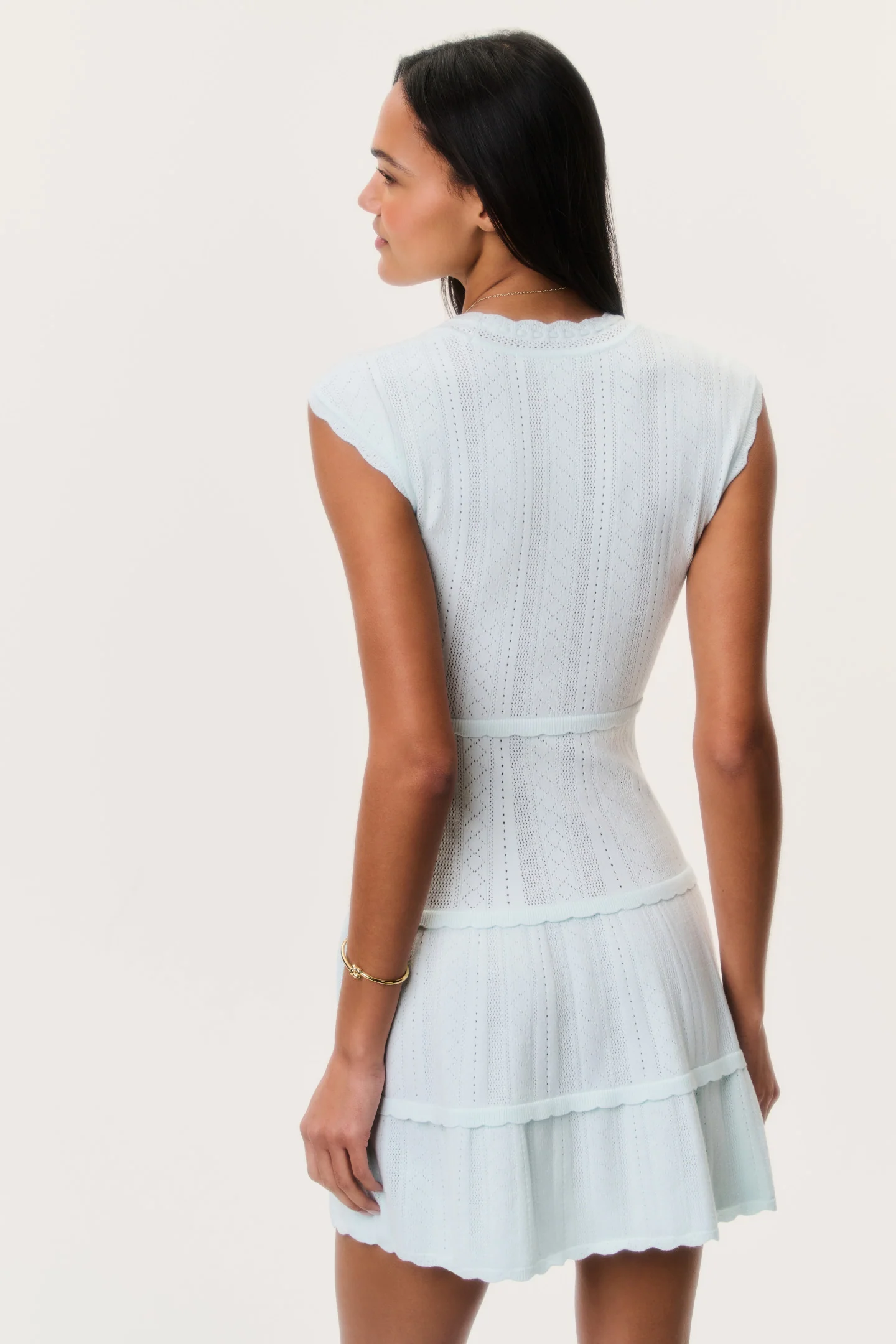 Laighton Stretch Pointelle Mini Dress