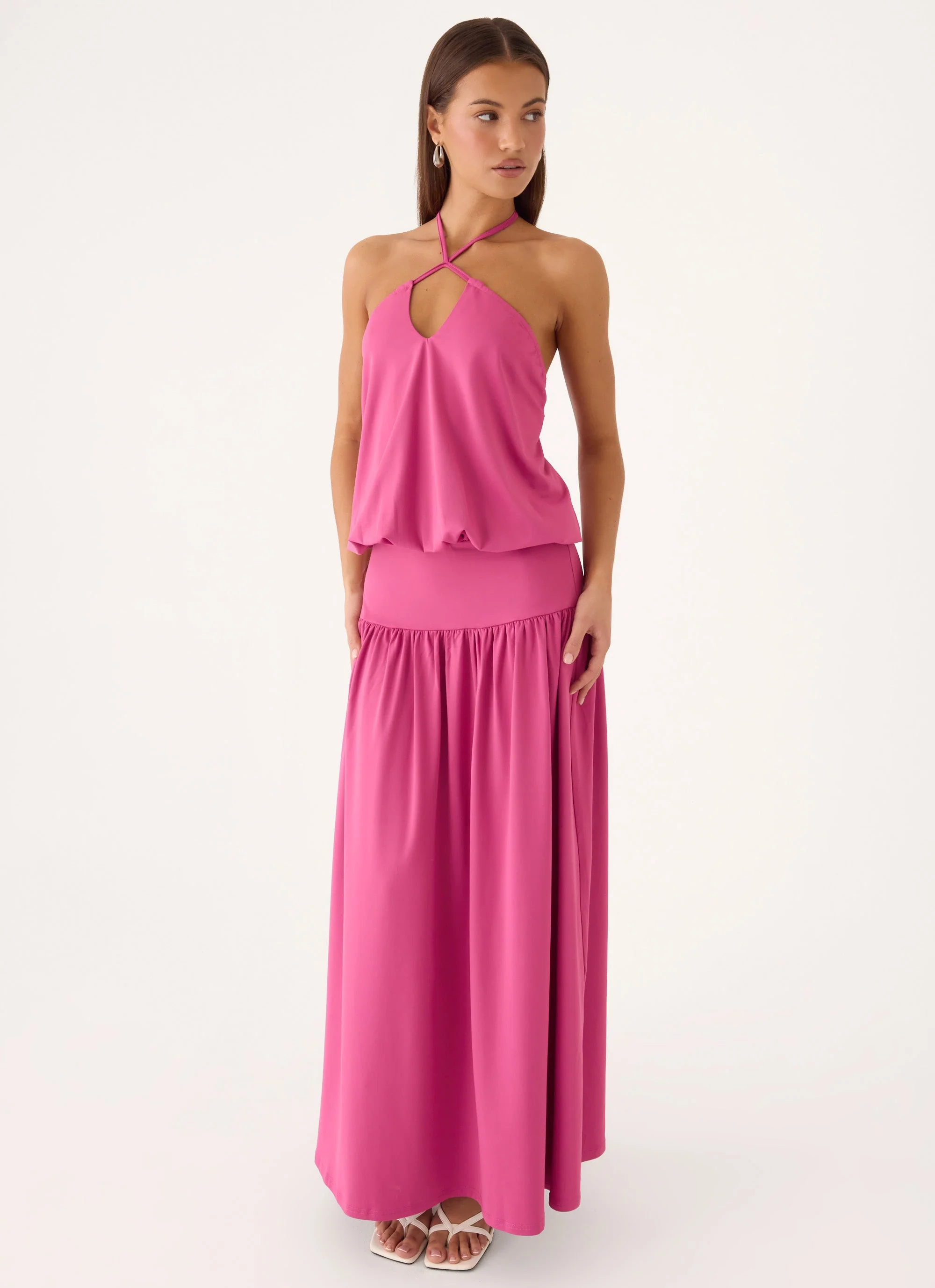 Need You Now Maxi Dress - Berry