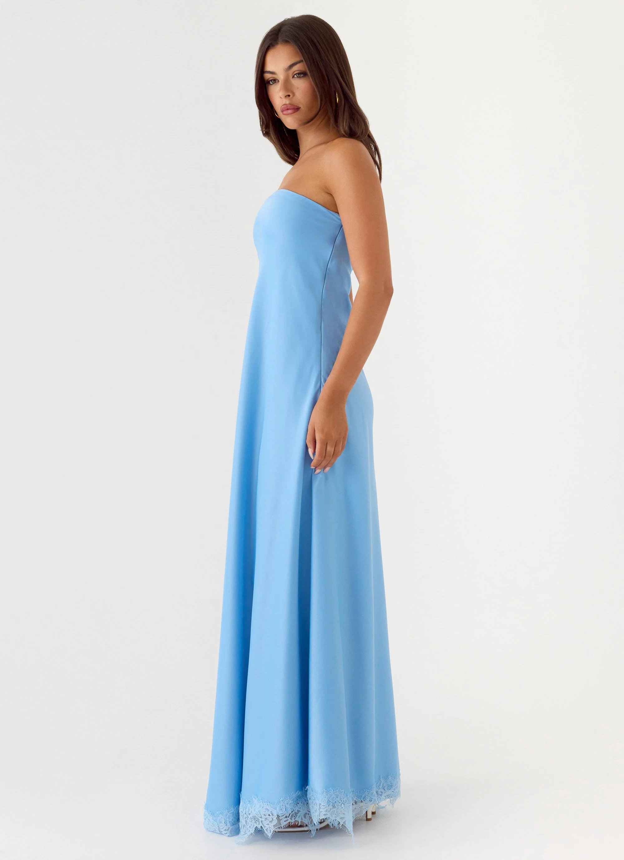 Yanina Strapless Maxi Dress - Blue
