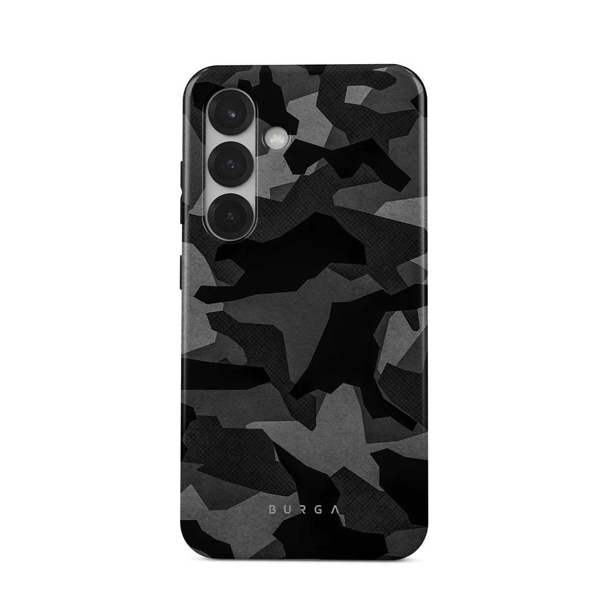Night Black Camouflage - Samsung Galaxy S25 ケース