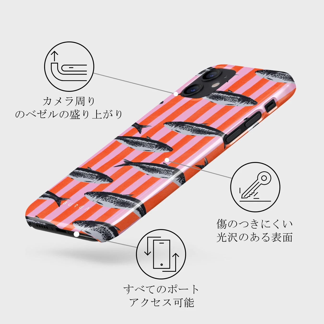 Del Mar - iPhone 12 Mini ケース
