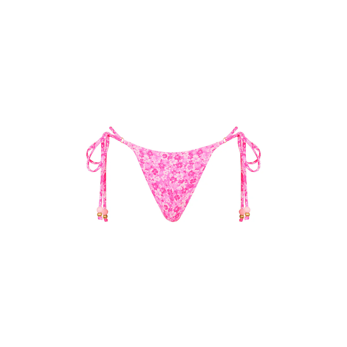 Thong Tie Side Bikini Bottom - Berry Burst