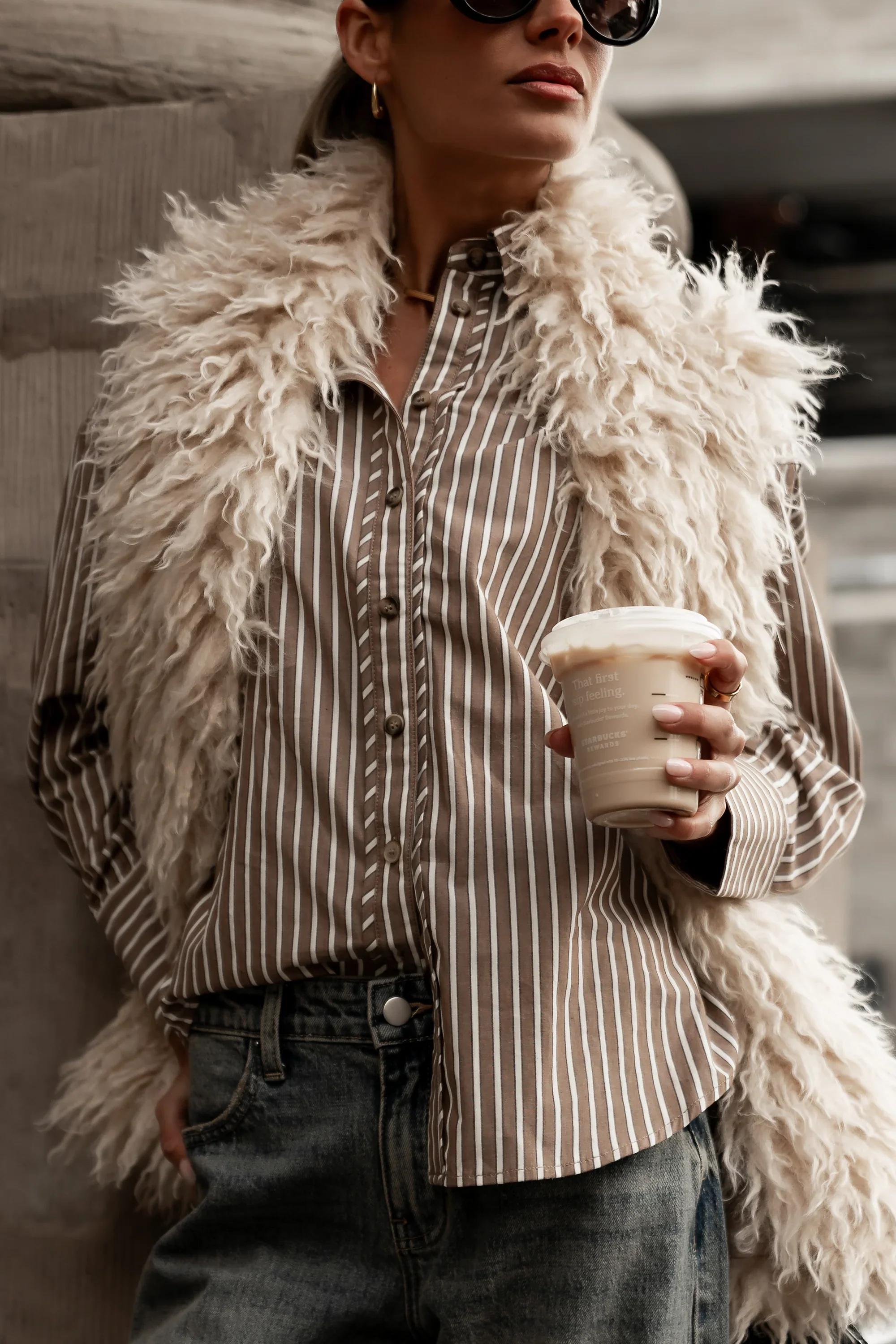 Ginny Striped Button Up