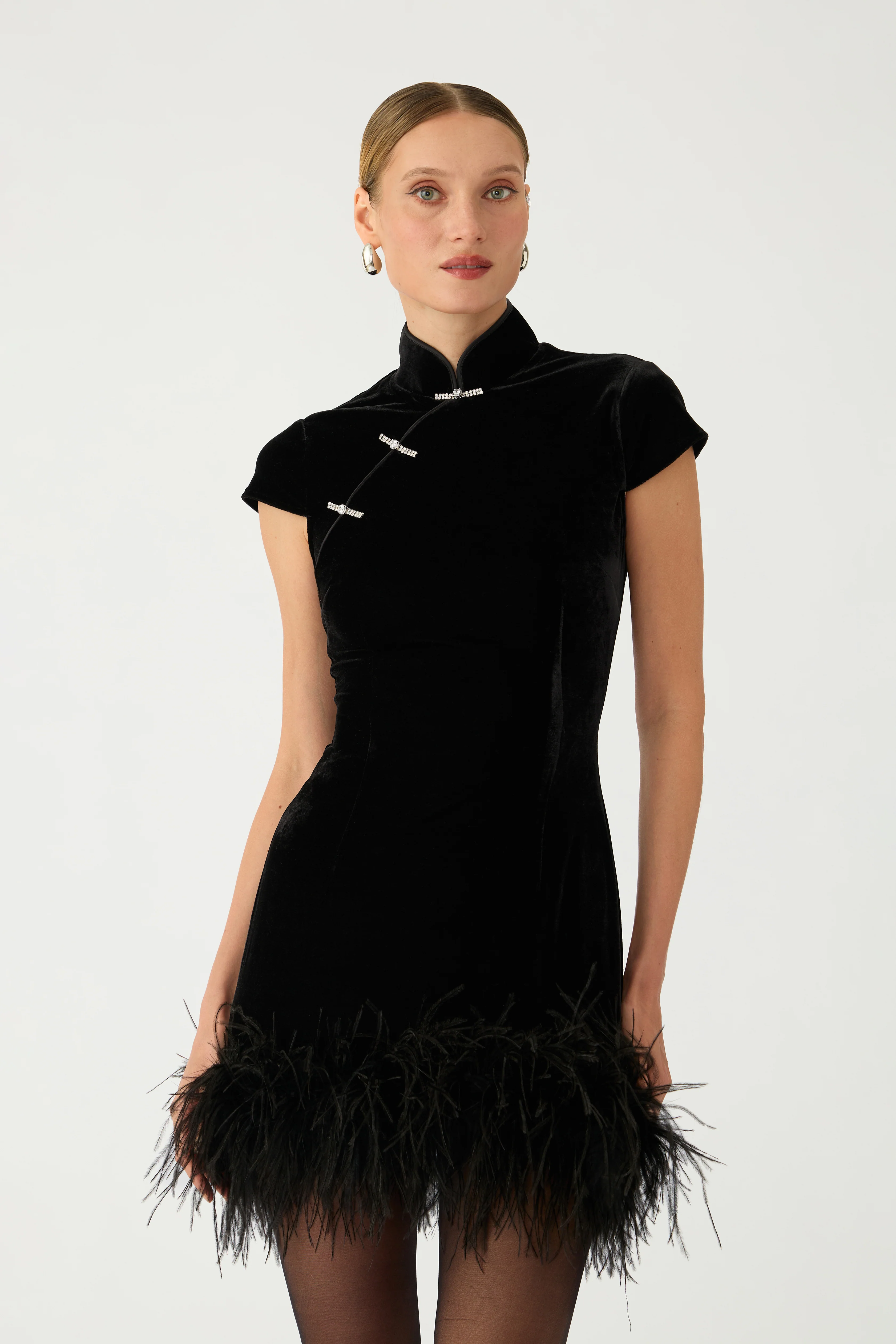 Morgan Velvet Mini Dress