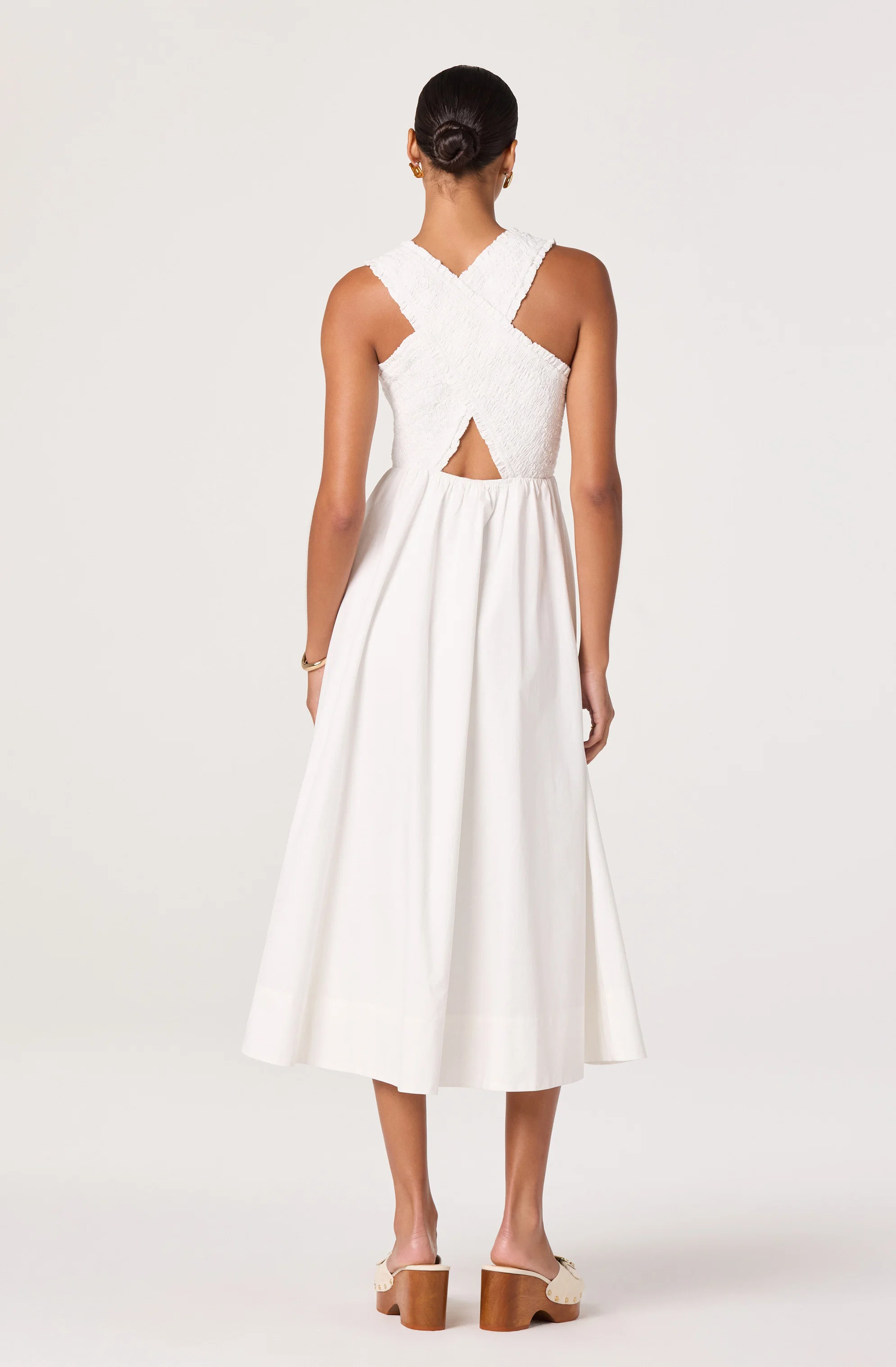 Hollie Smocked Midi Dress