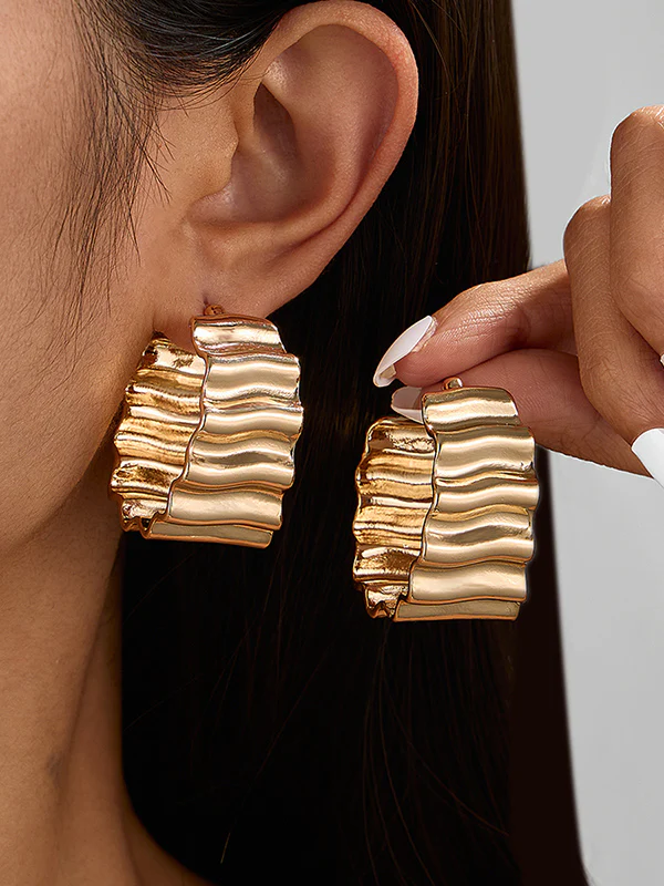 Geometric Drop Earrings