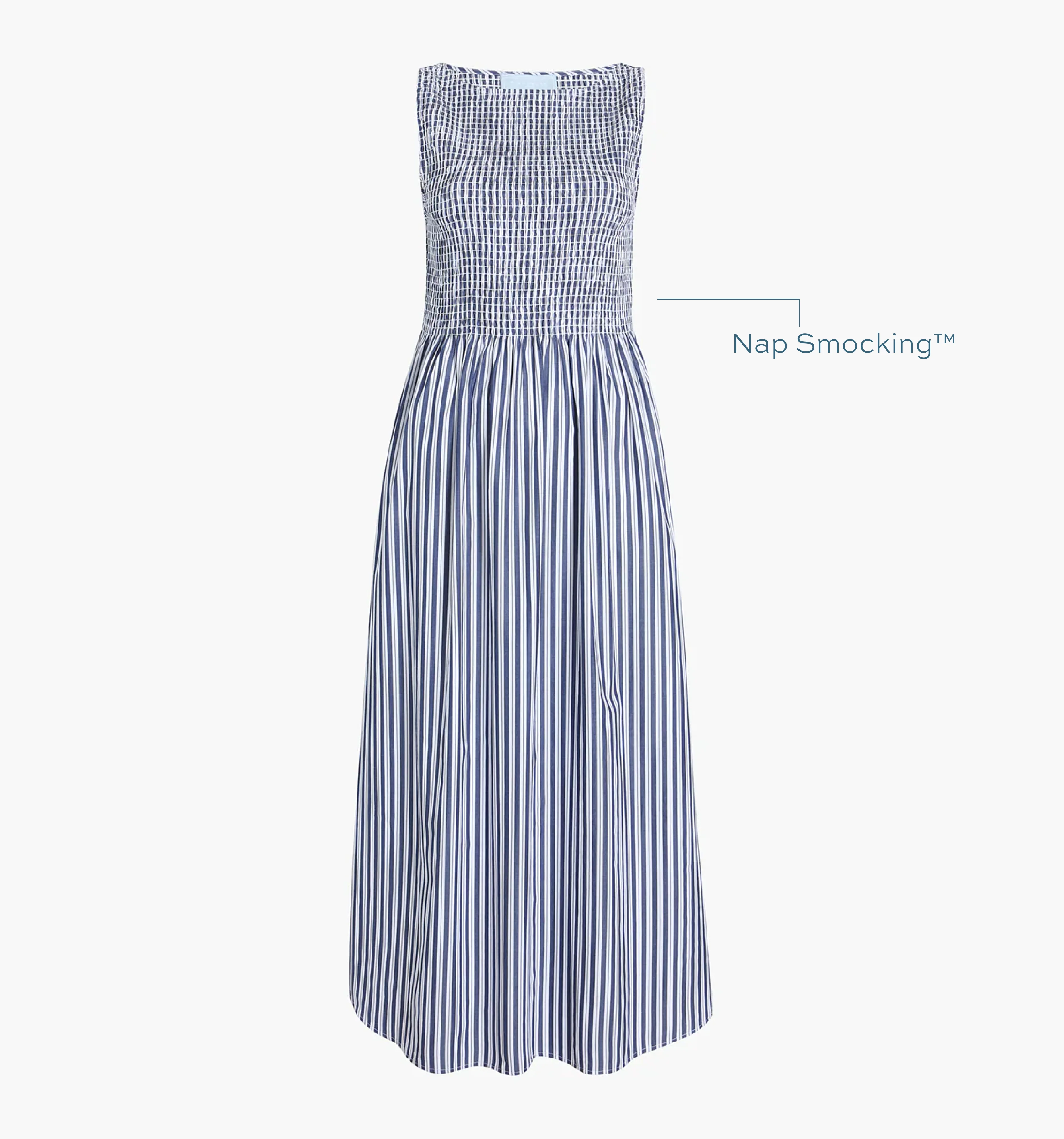 The Cosima Nap Dress - Navy Stripe