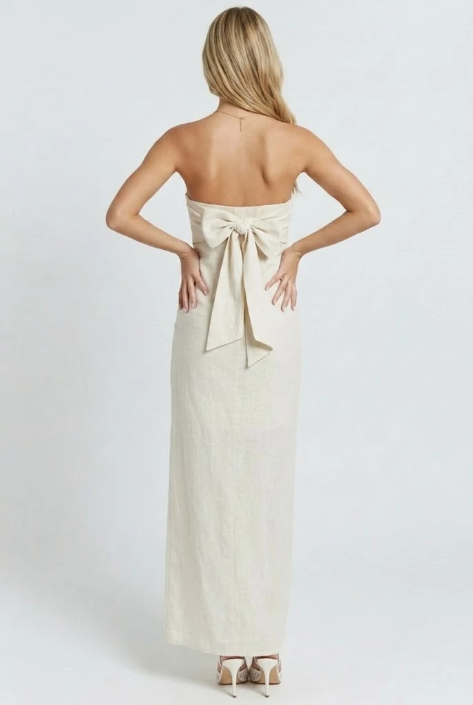 Sea Air Linen Maxi Dress