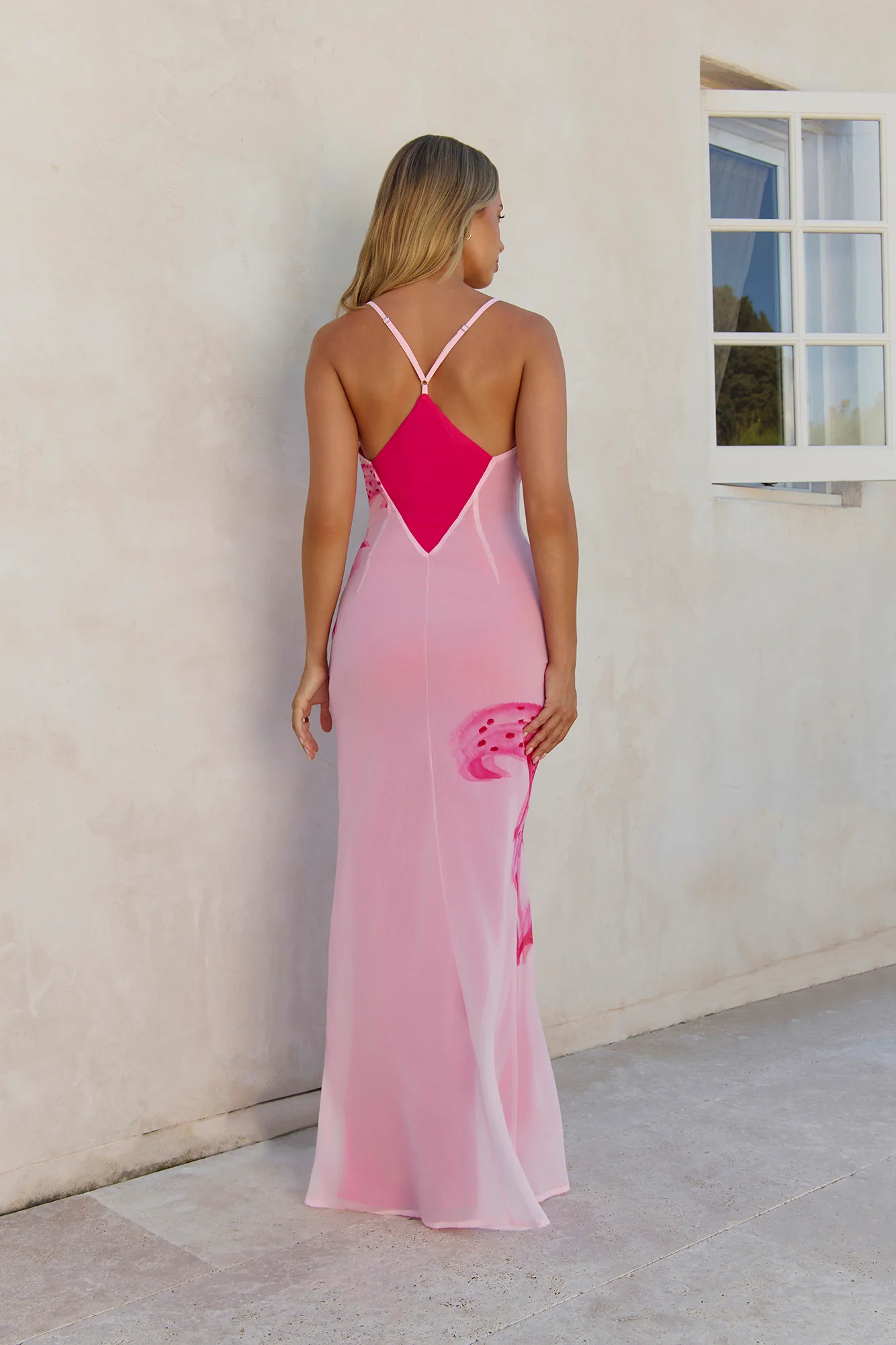Lily Glowspell Maxi Dress Pink - luluinthesky