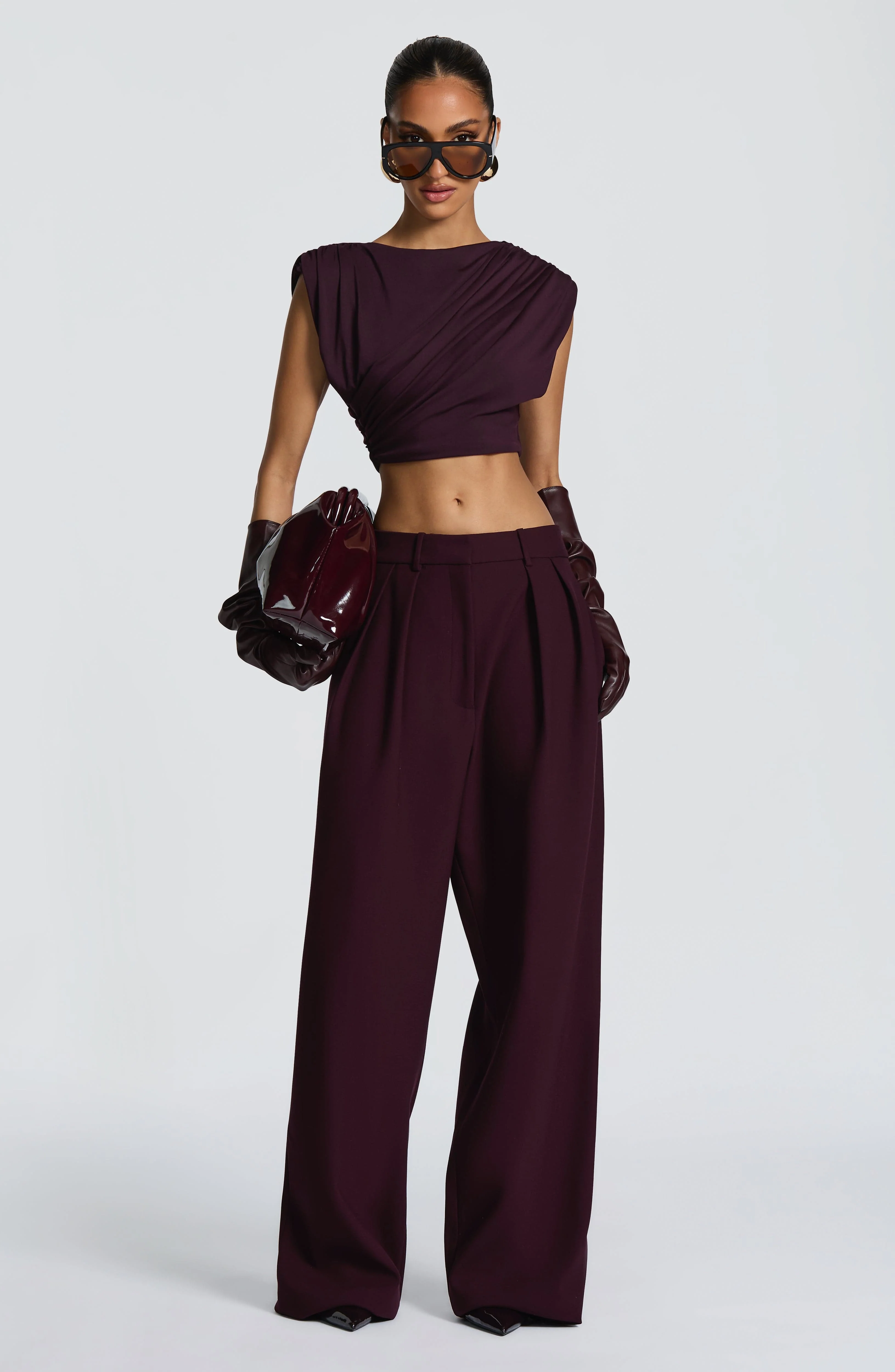 Kirsty Pants - Plum