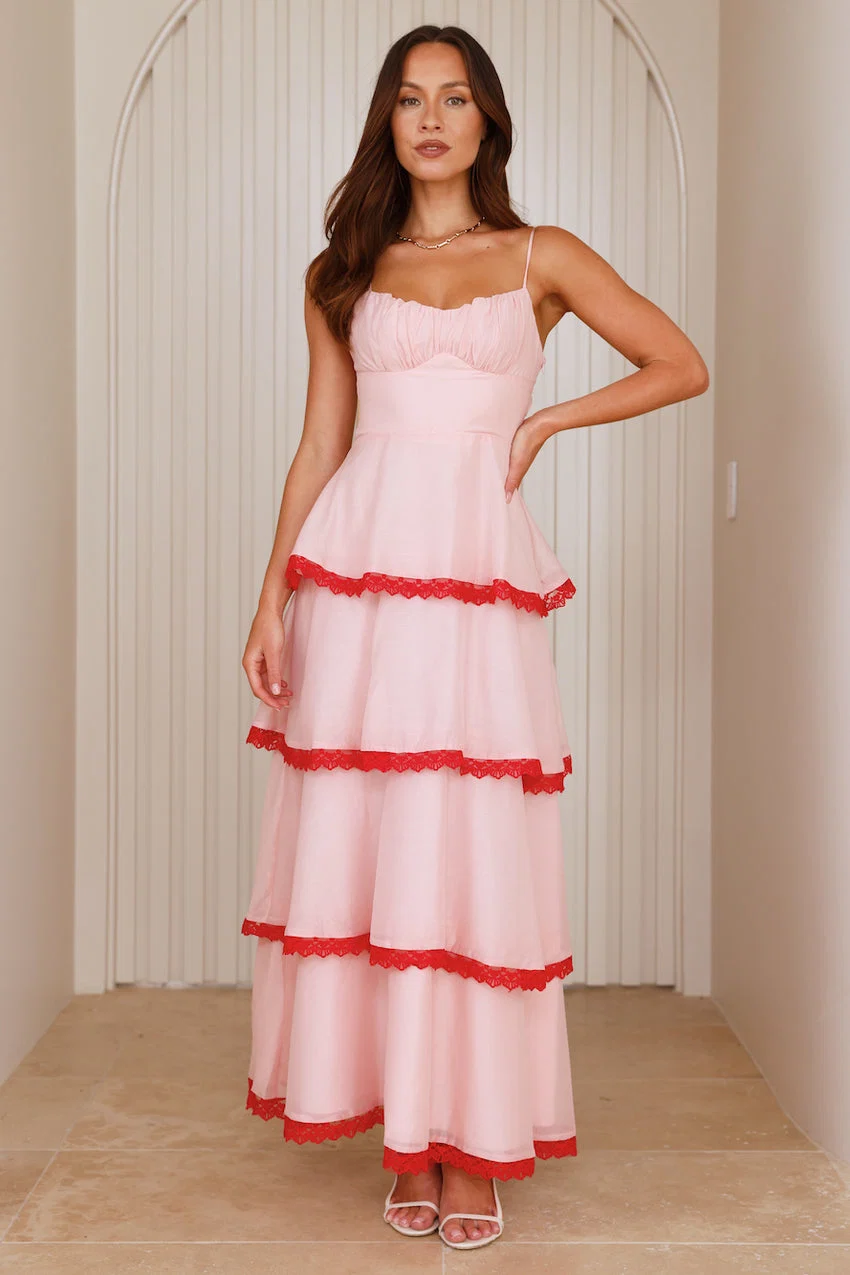 Ethereal Magic Maxi Dress Pink - luluinthesky