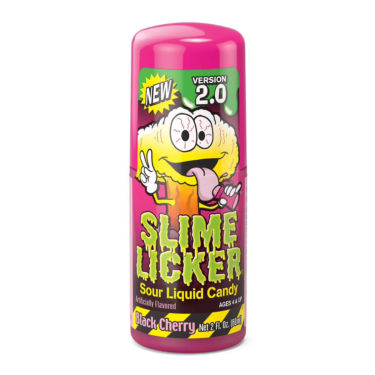 Toxic Waste: Slime Licker 2.0 Version - Green Apple & Black Cherry Roller (Ships Assorted)
