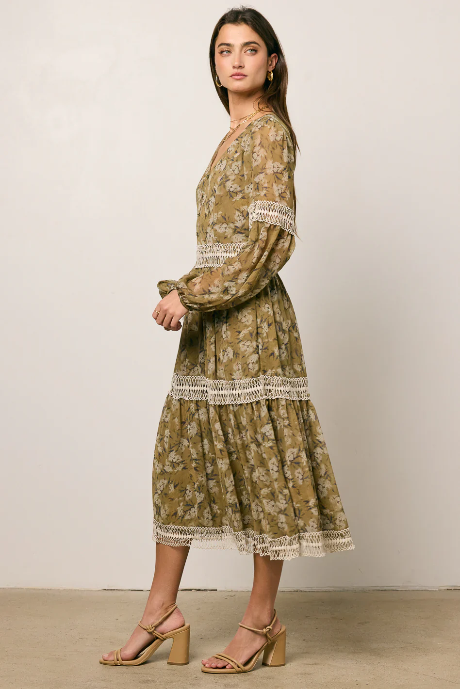 Suzan Floral Midi Dress