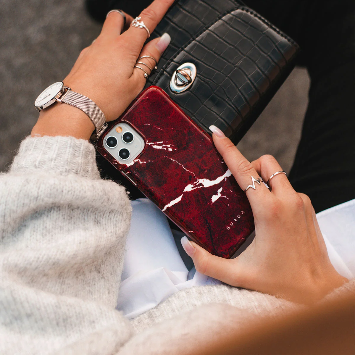 Iconic Red Ruby - Samsung Galaxy S25 Edge ケース