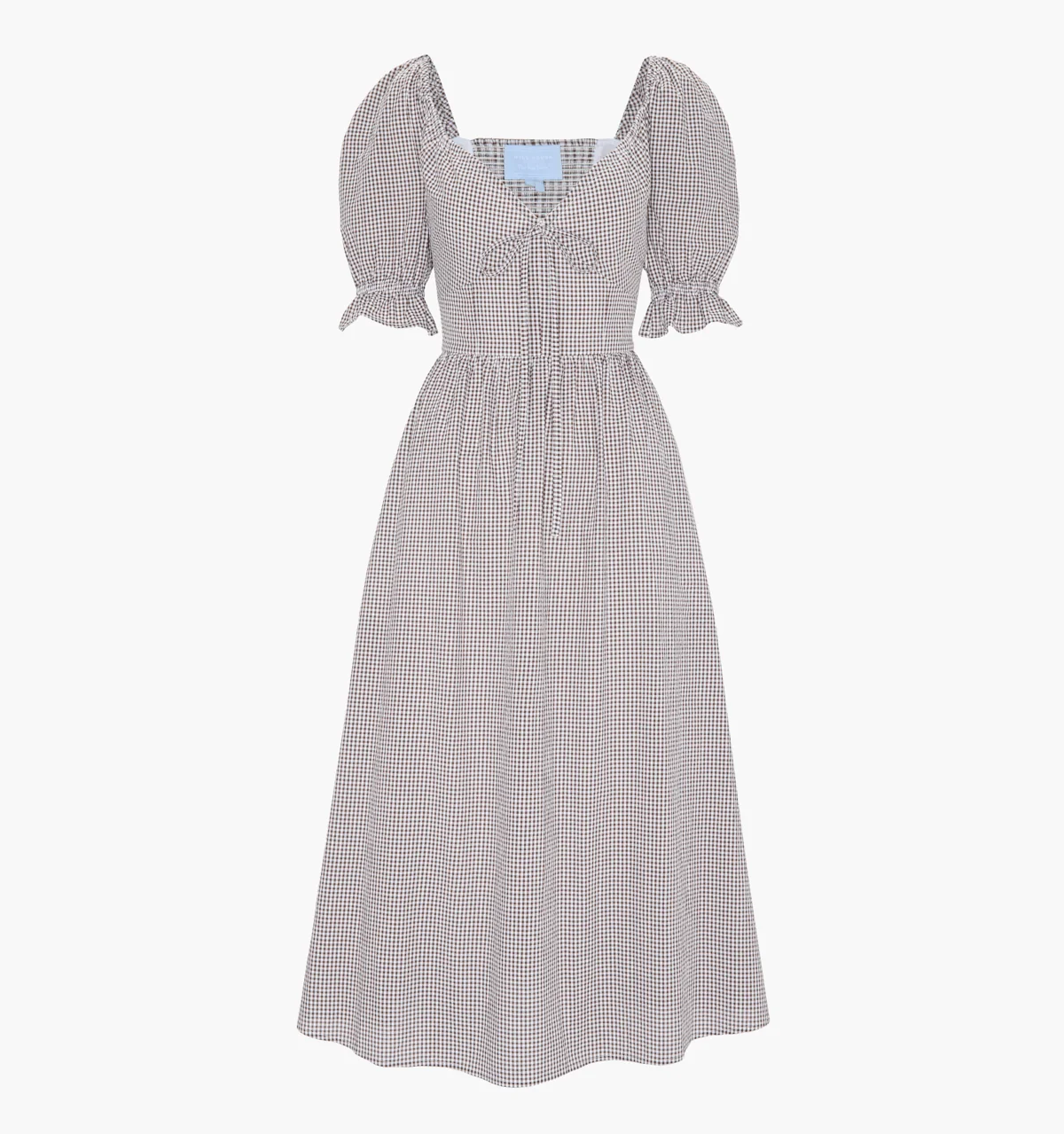 The Ophelia Dress - Chocolate Gingham
