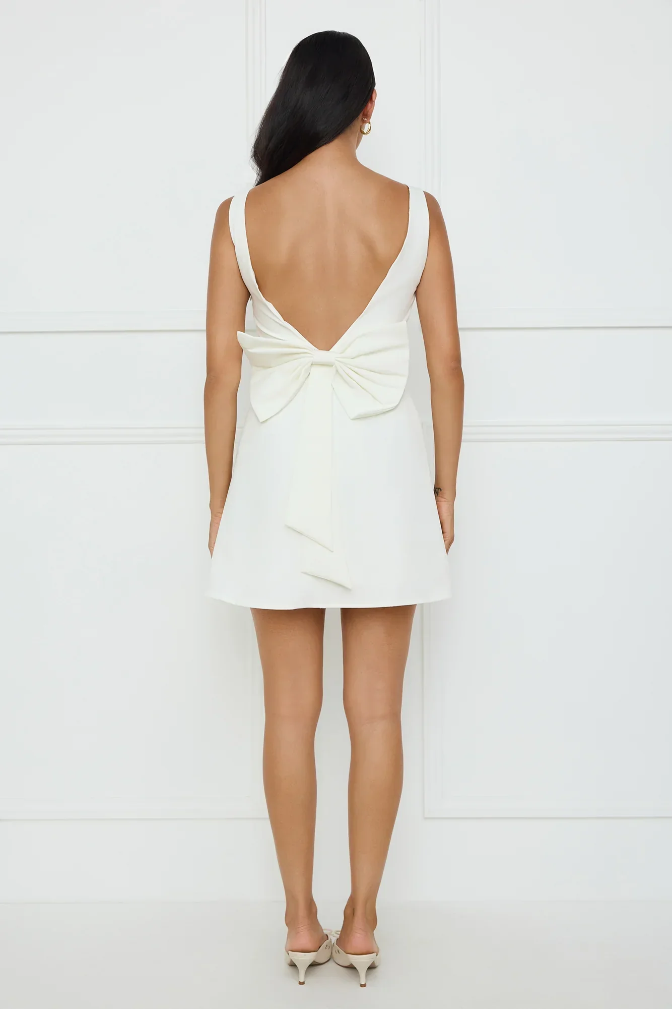 Enchanted Waltz Mini Dress White