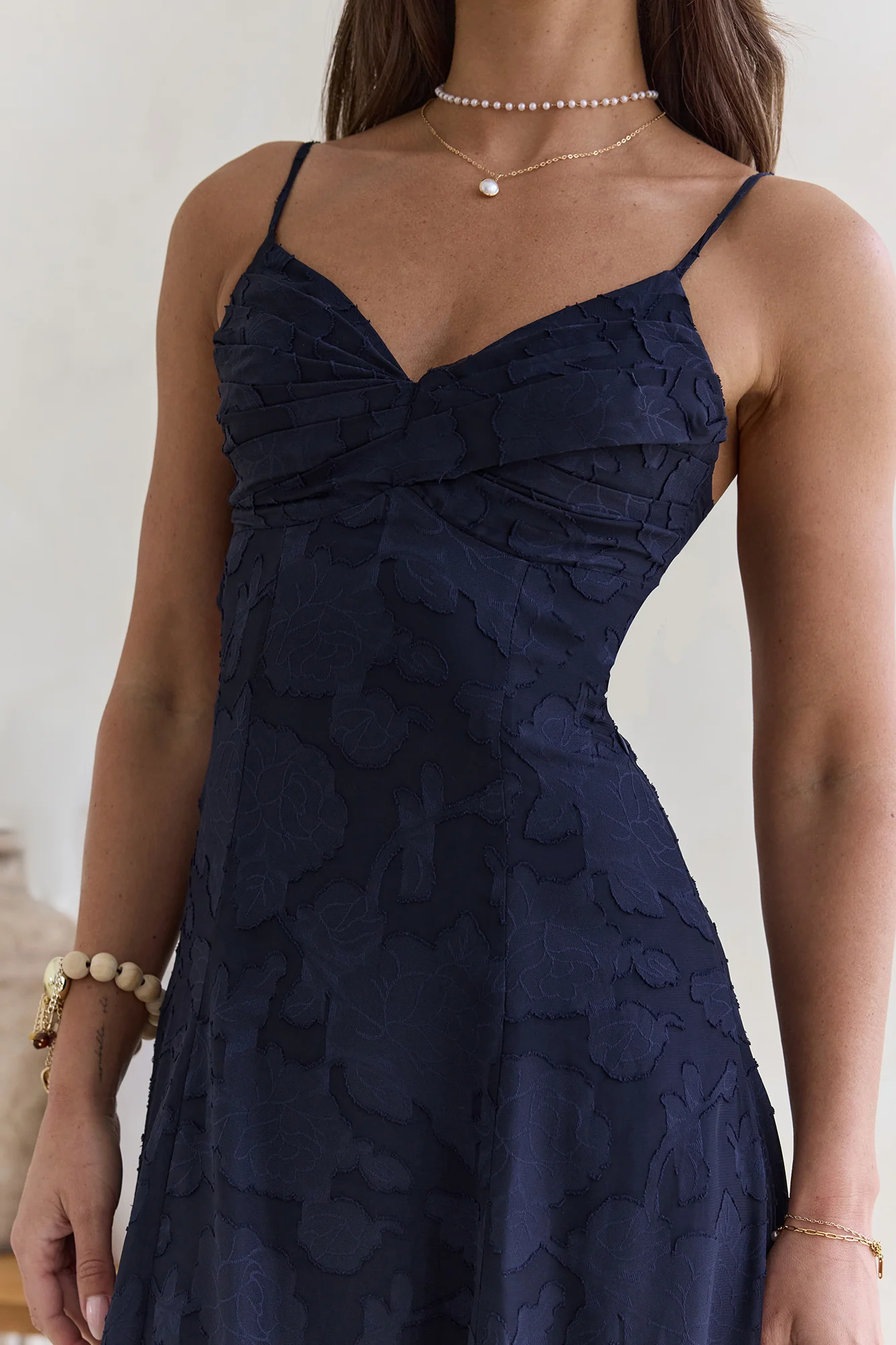 Lost In The Skies Maxi Dress Navy - luluinthesky
