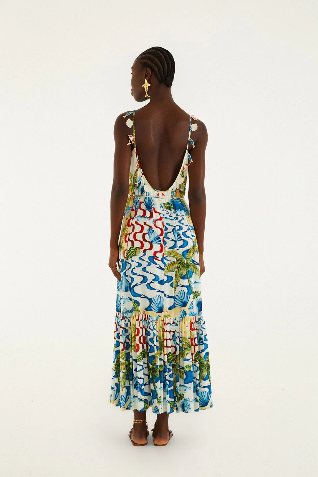 Rio Beach Off-White Maxi Dress