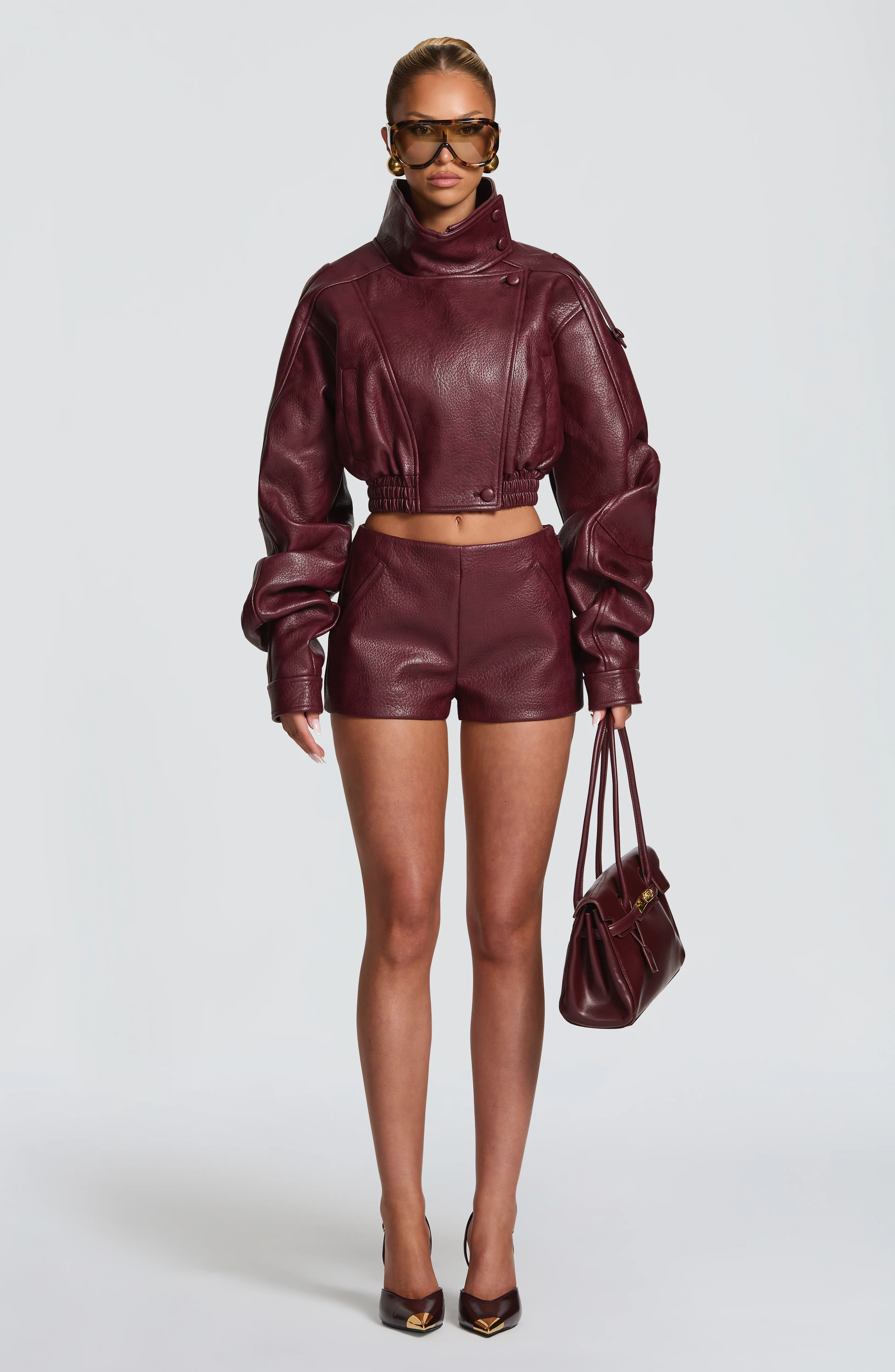 Bailey Jacket - Cherry Lacquer