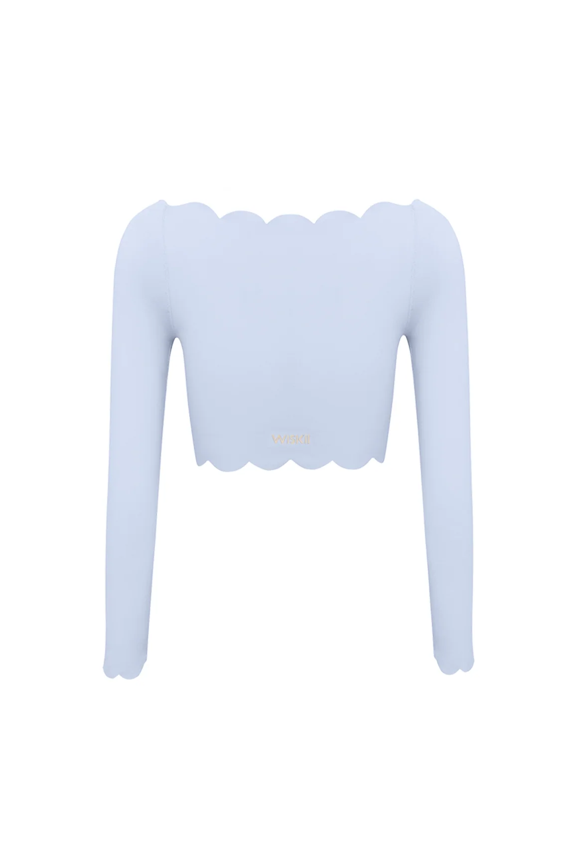 Off Shoulder Long Sleeve Crop Top