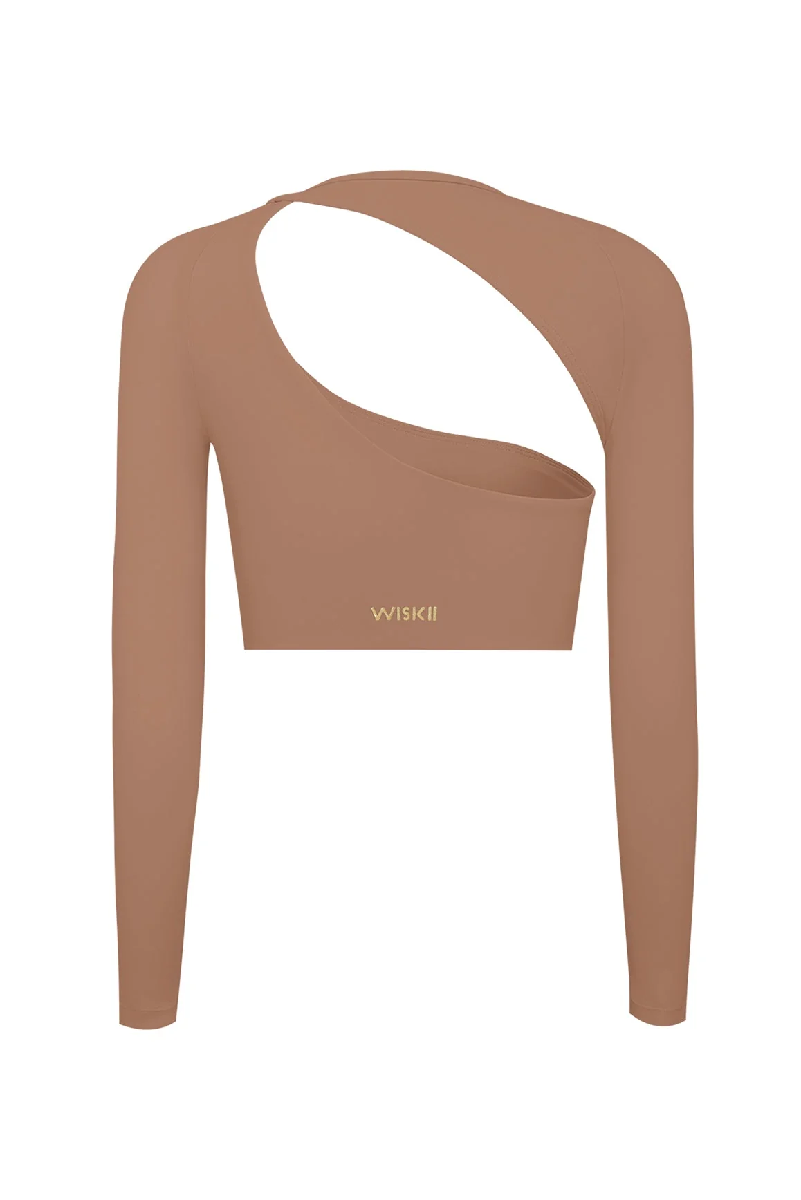 Unique Cut Long Sleeve Crop Top