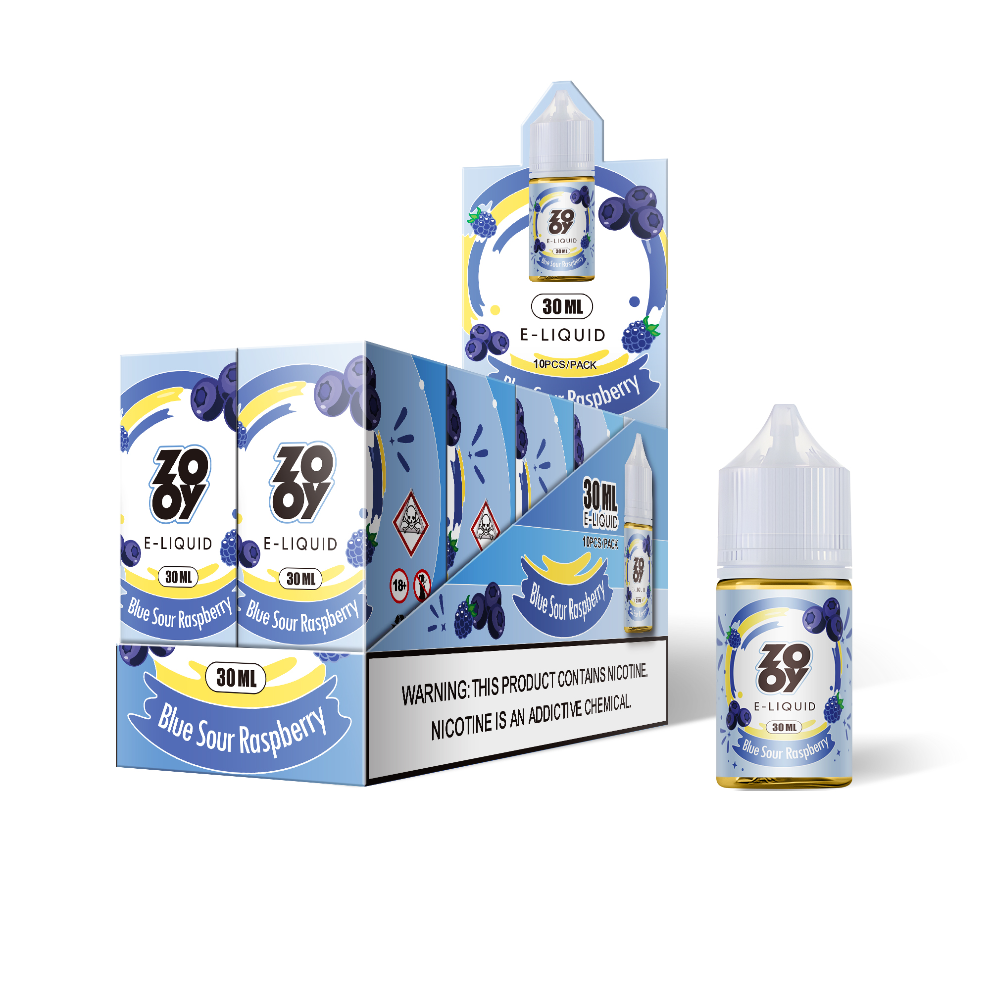 ZOOY 30ML E-Liquid/1 BOX(10 PCS)