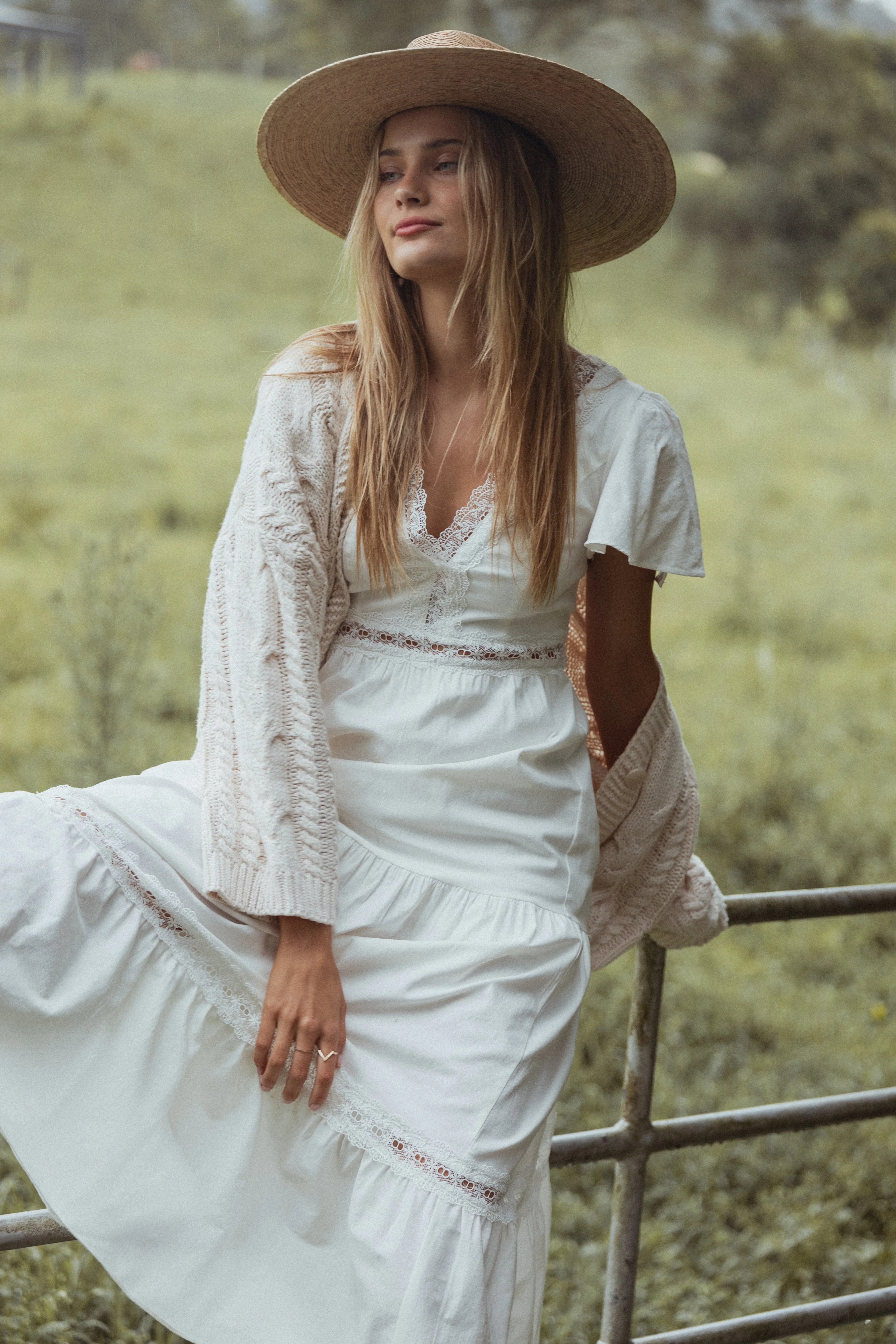 Minny Maxi Dress - Cream