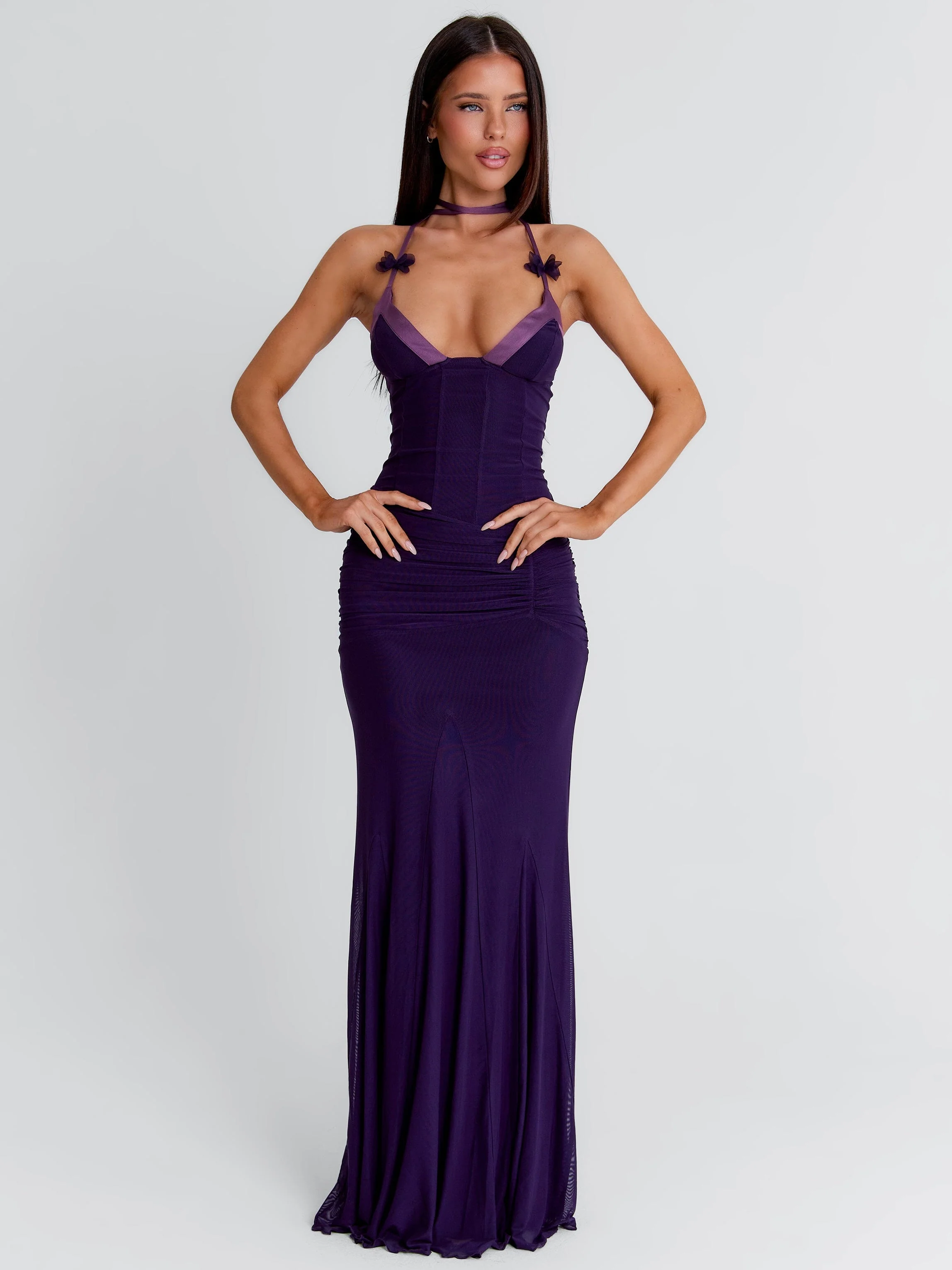 Ailiani Maxi Dress Purple