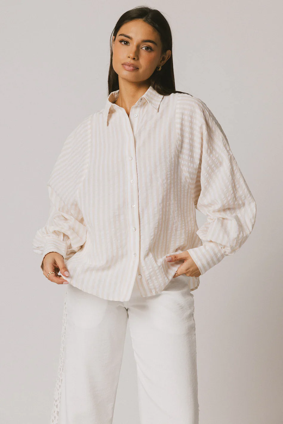 Winifred Button Up in Natural