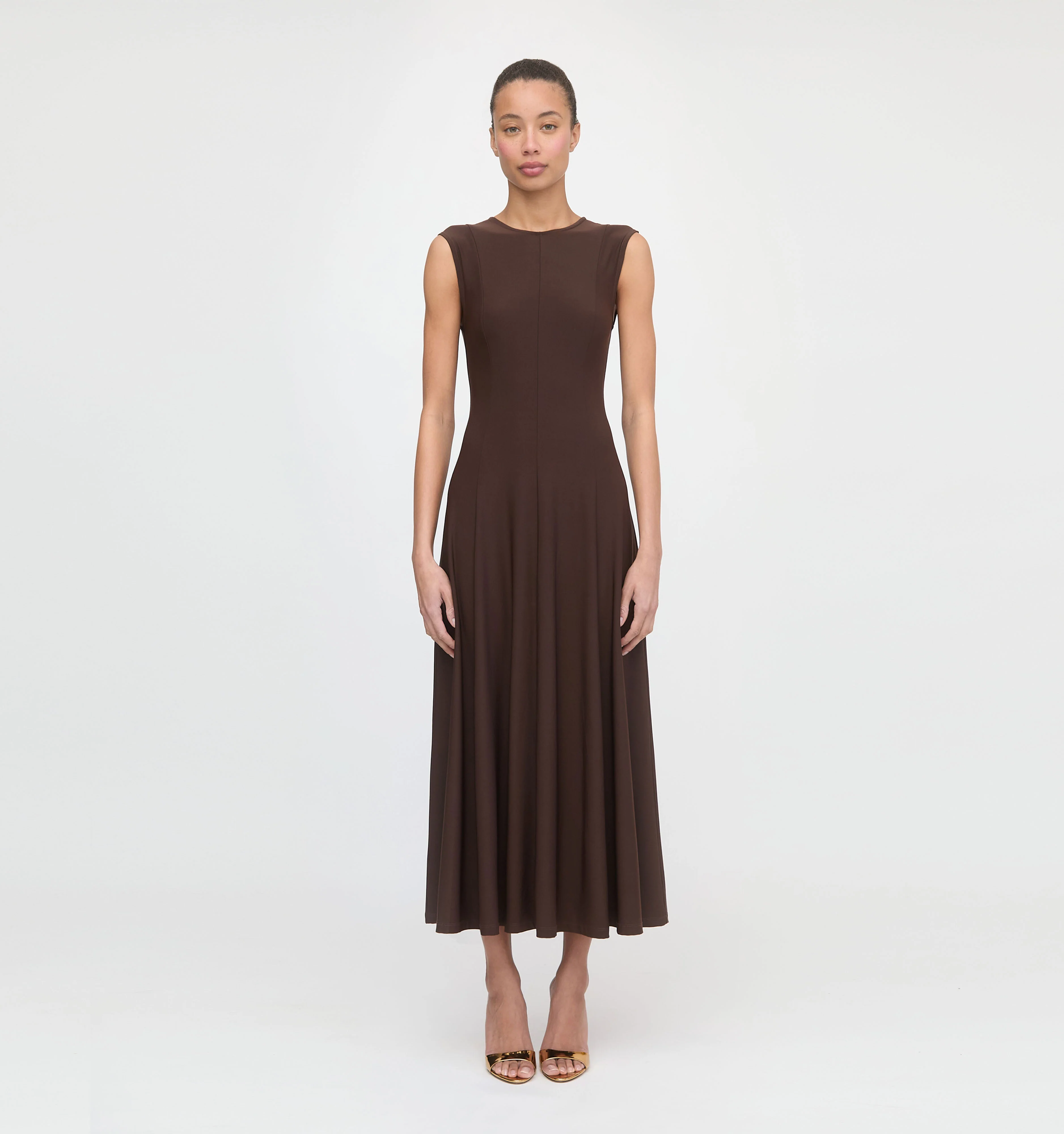 The Mila Dress - Chocolate Jersey