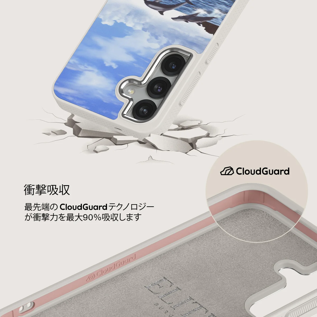 Retro Splash - Samsung Galaxy S25 ケース