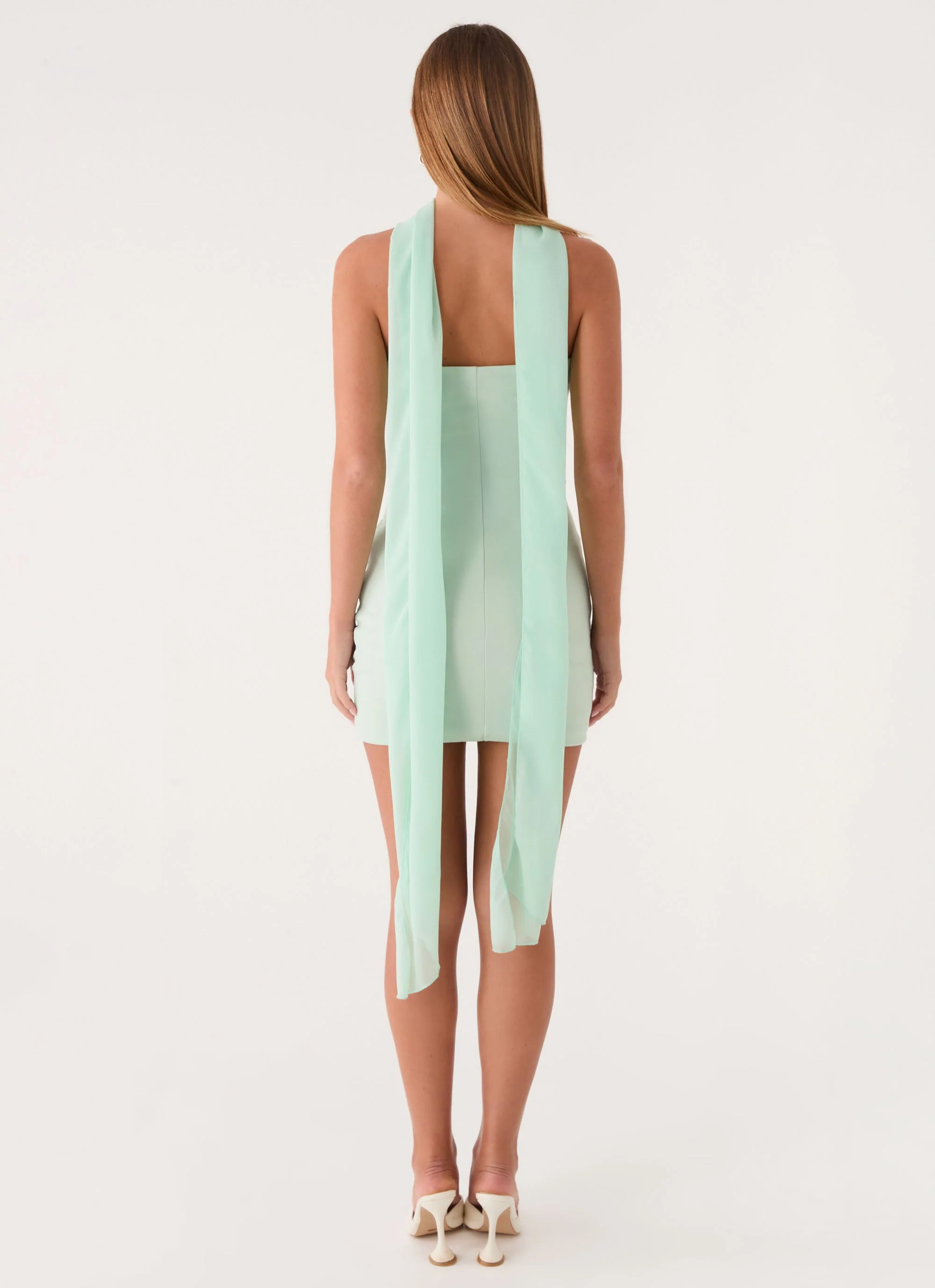 Libra Mini Dress - Sage - luluinthesky