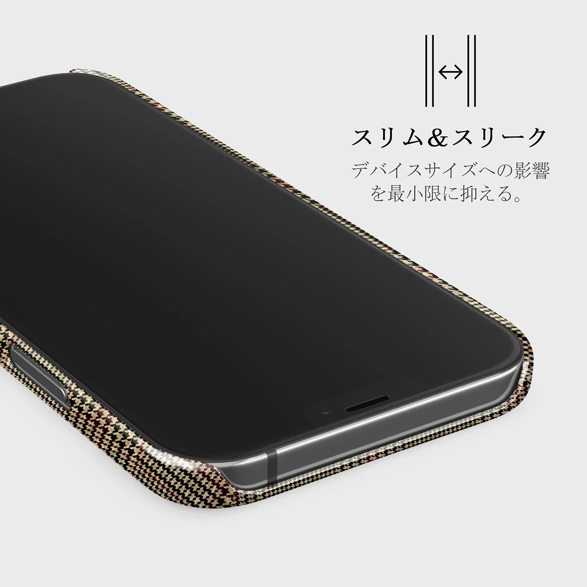 Favorite Coat - Plaid iPhone 12 Pro ケース