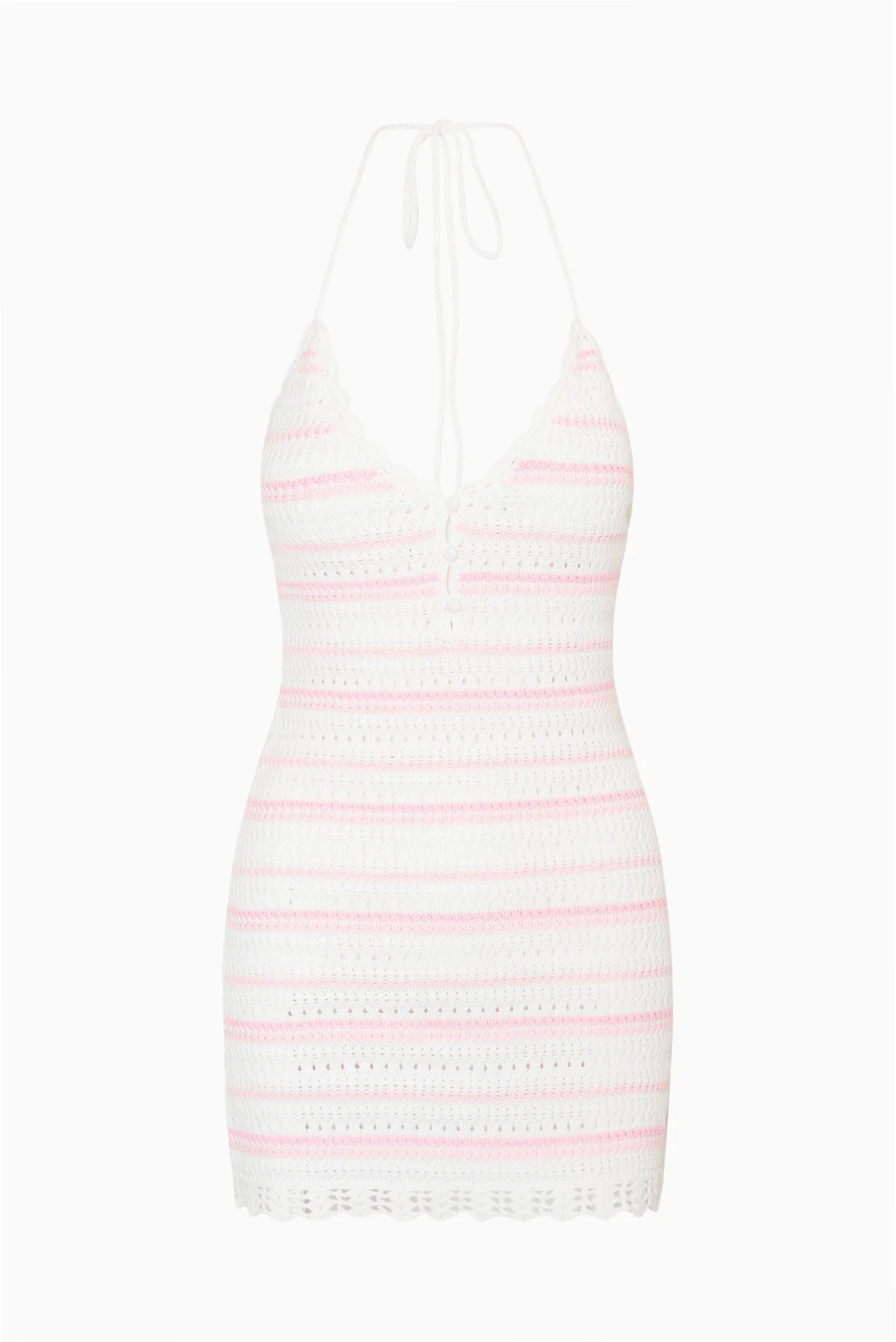 Lilibelle Cotton Crochet Mini Dress