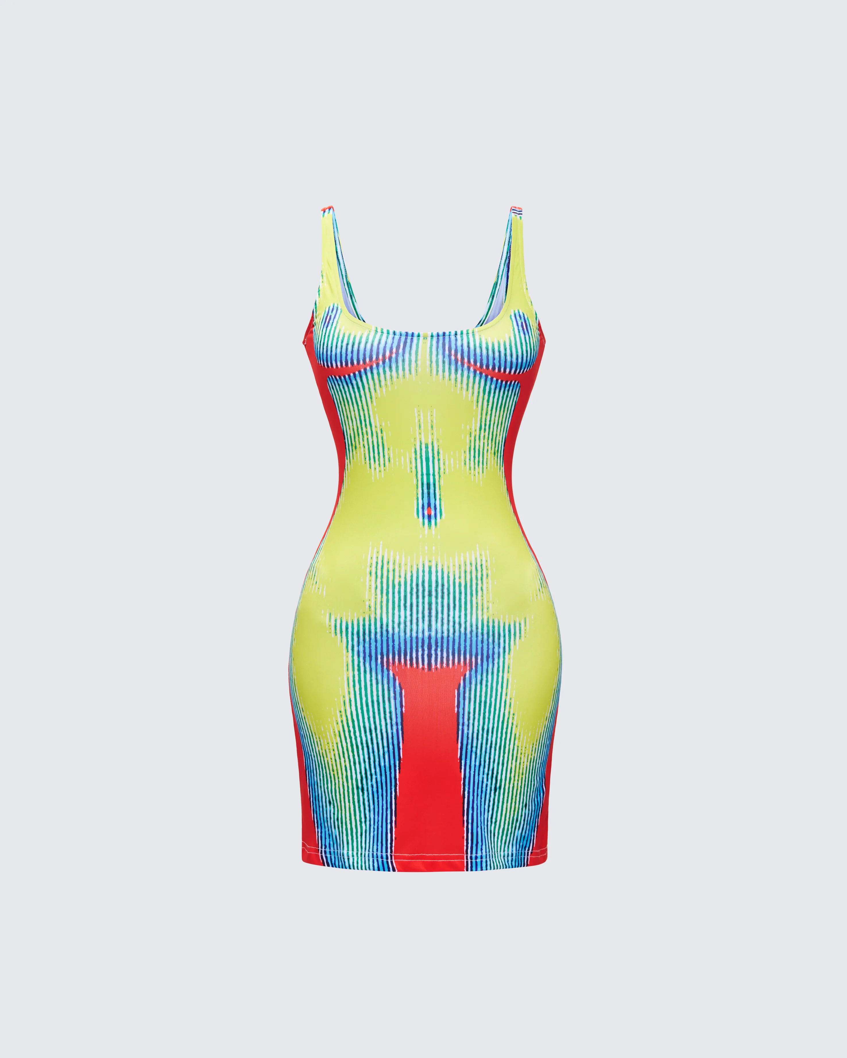 Kaya Body Print Mini Dress