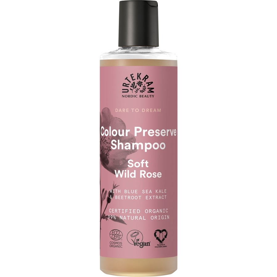 Urtekram Soft Wild Rose Szampon chroniący kolor