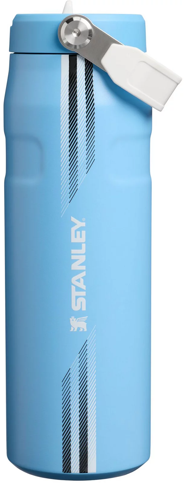 Stanley 24 oz. IceFlow Bottle with Flip Straw Lid - Team Light Blue White