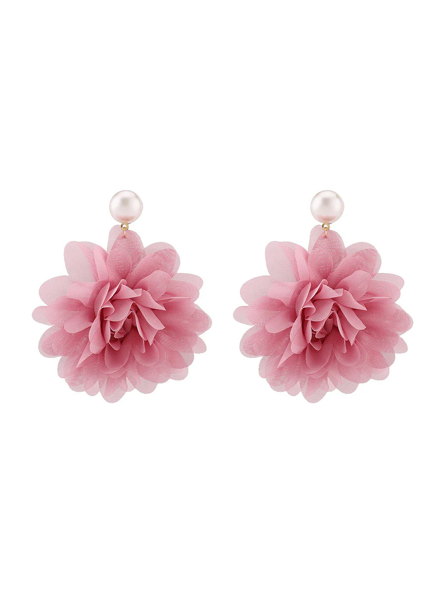 Flower Shape Earrings Accessories