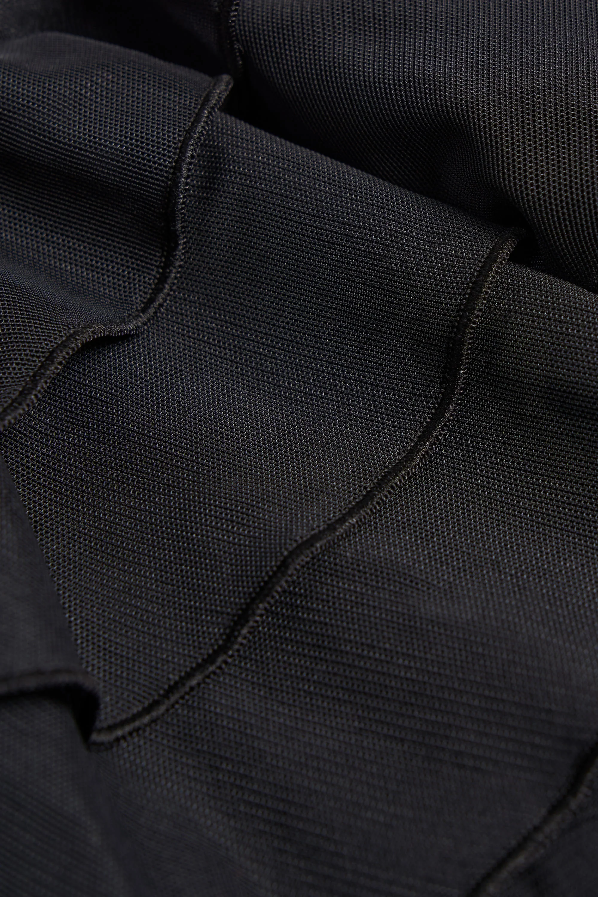 Ruffled Halterneck Bodysuit in Black