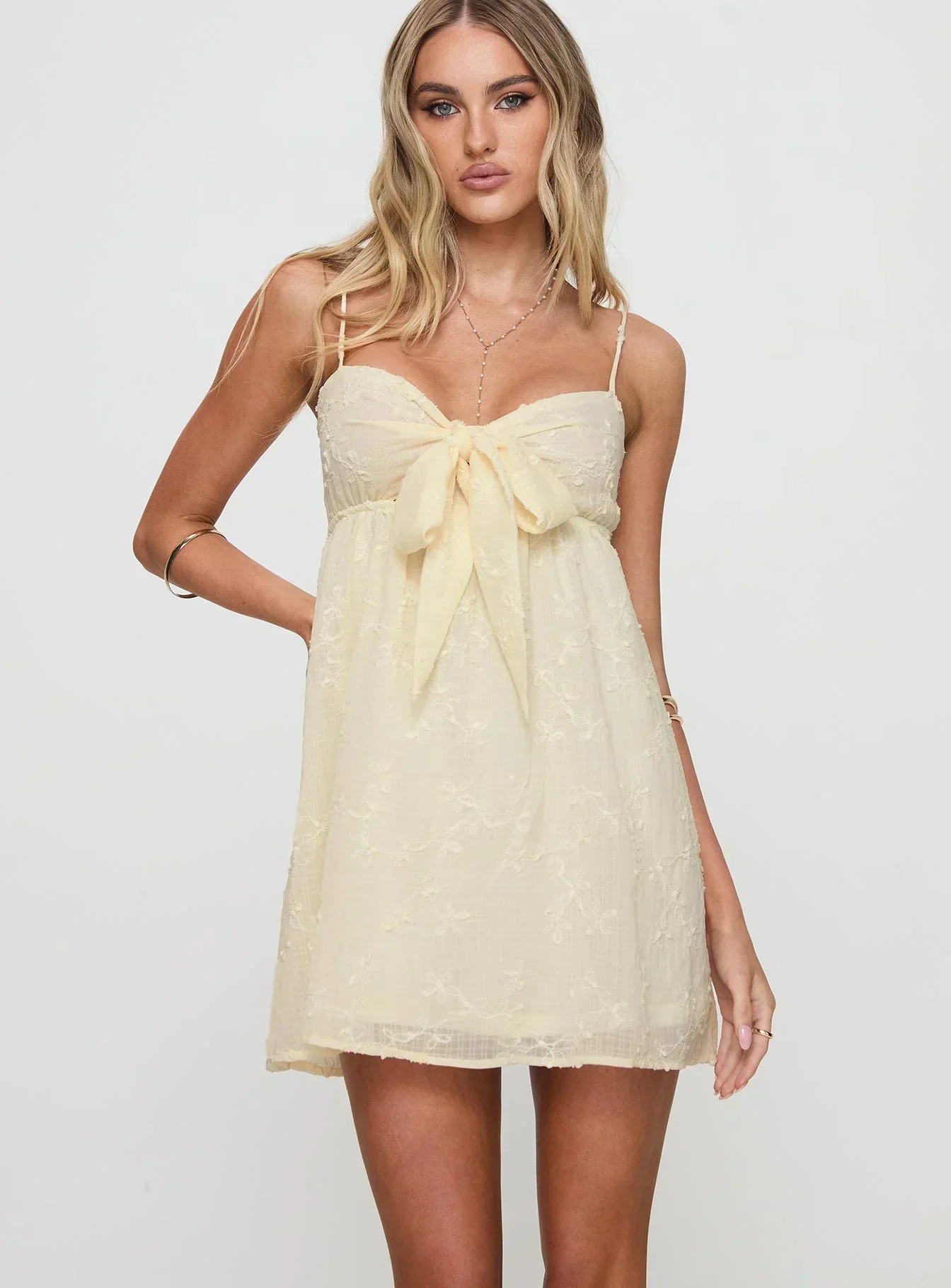 Granno Mini Dress Lemon - luluinthesky