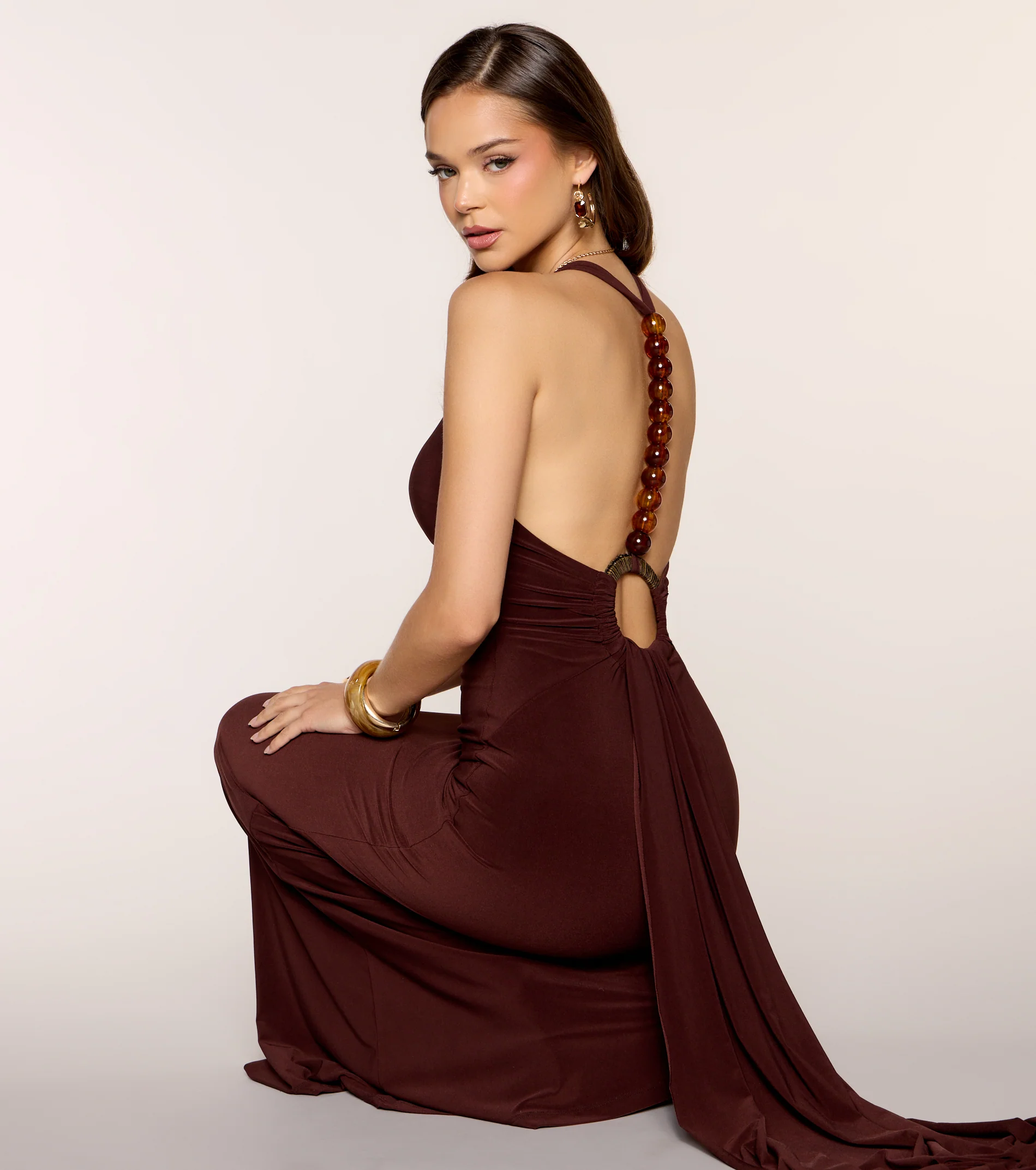 Renee Open Back Mermaid Formal Dress