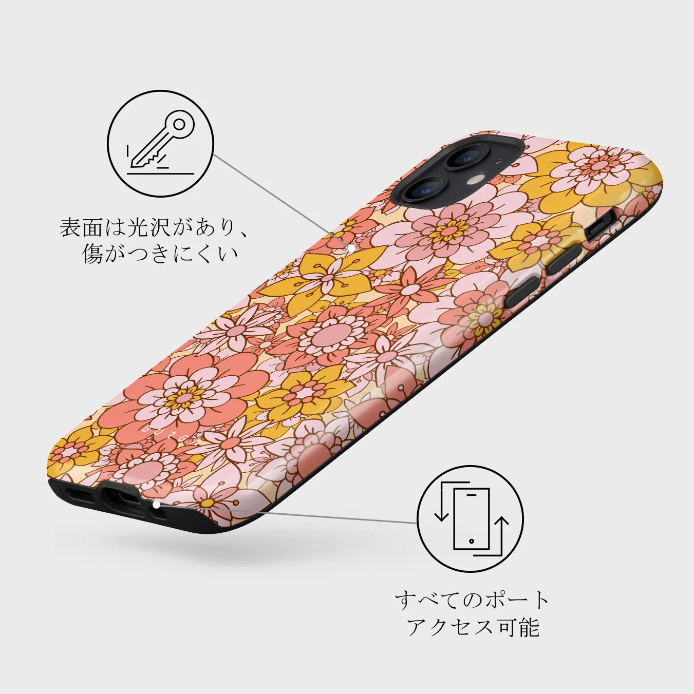 Garden Brunch - Floral iPhone 12 Mini ケース