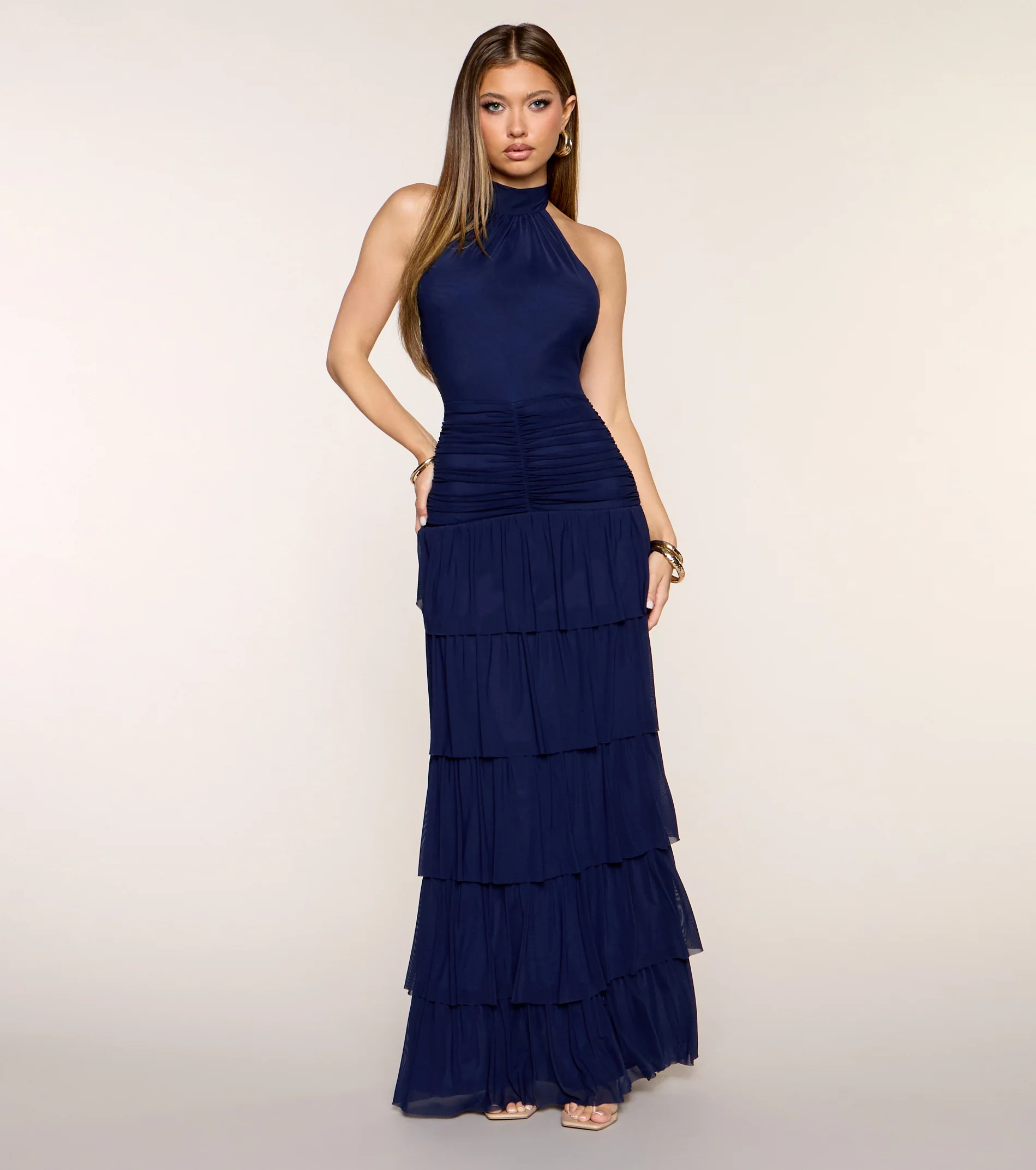 Airy Chic Open Back Maxi Dress - luluinthesky