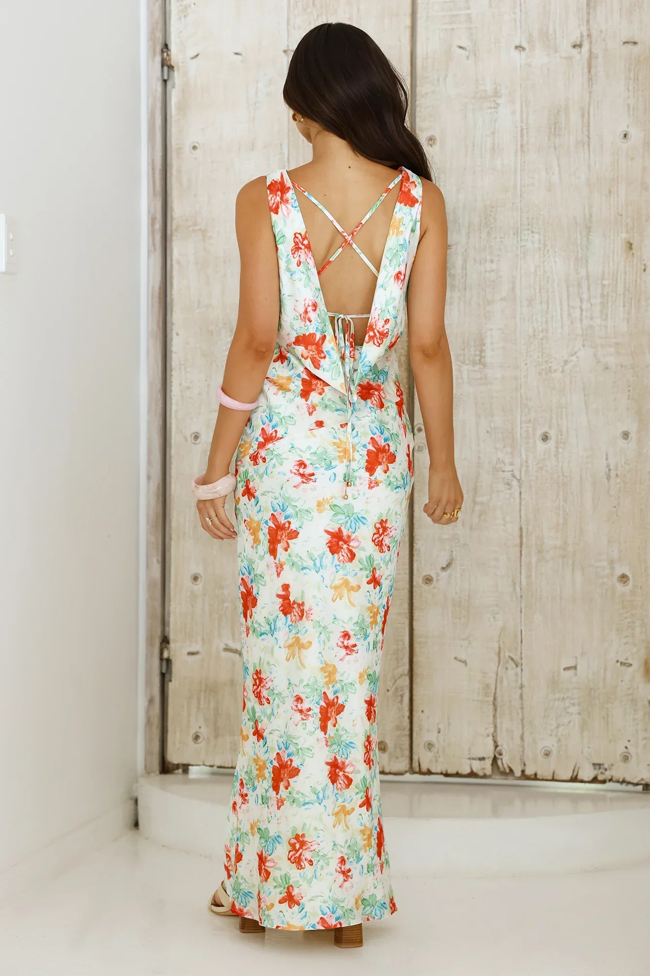 Coastal Maxi Dress Print