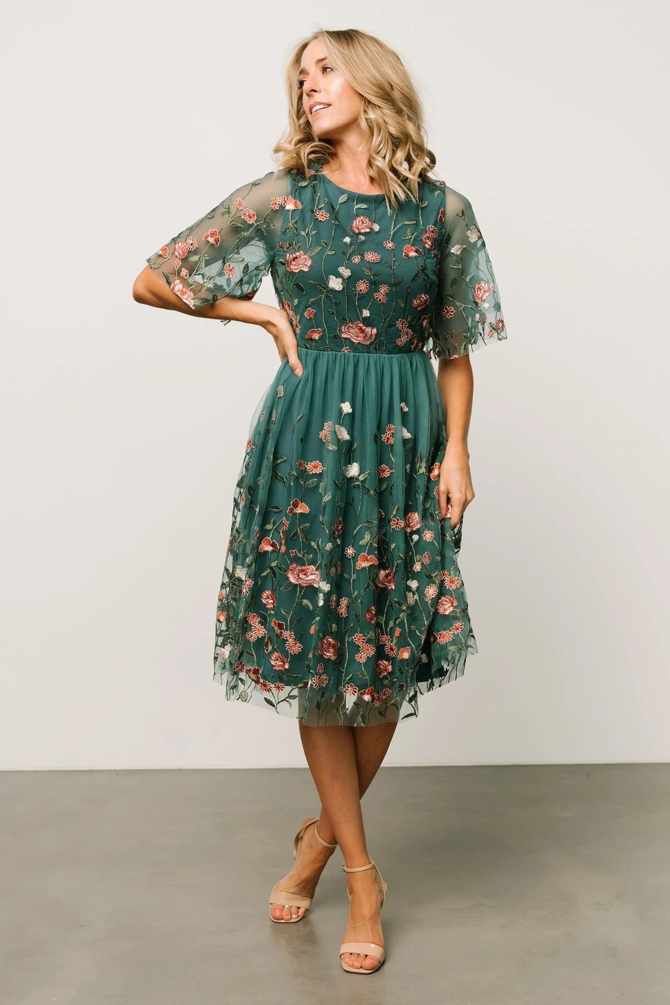 Duchess Tulle Dress | Jade Garden - luluinthesky