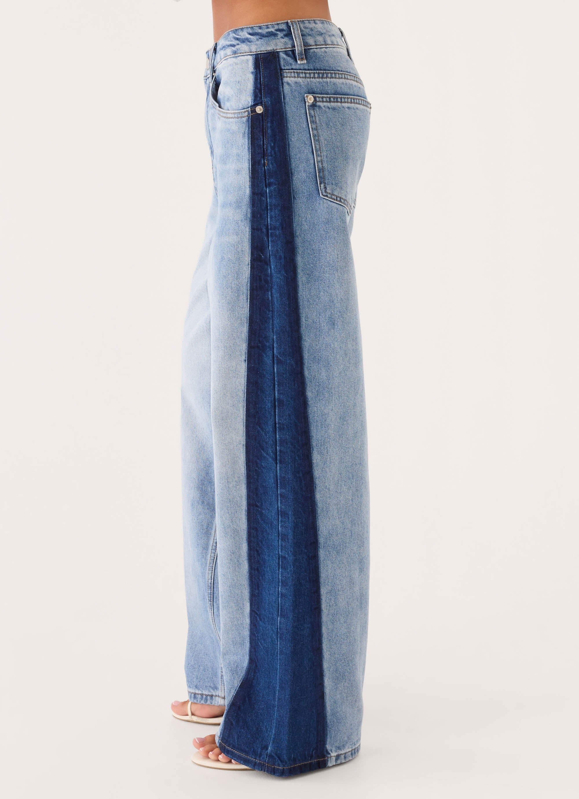 Lawrence Denim Jeans - Washed Blue - luluinthesky