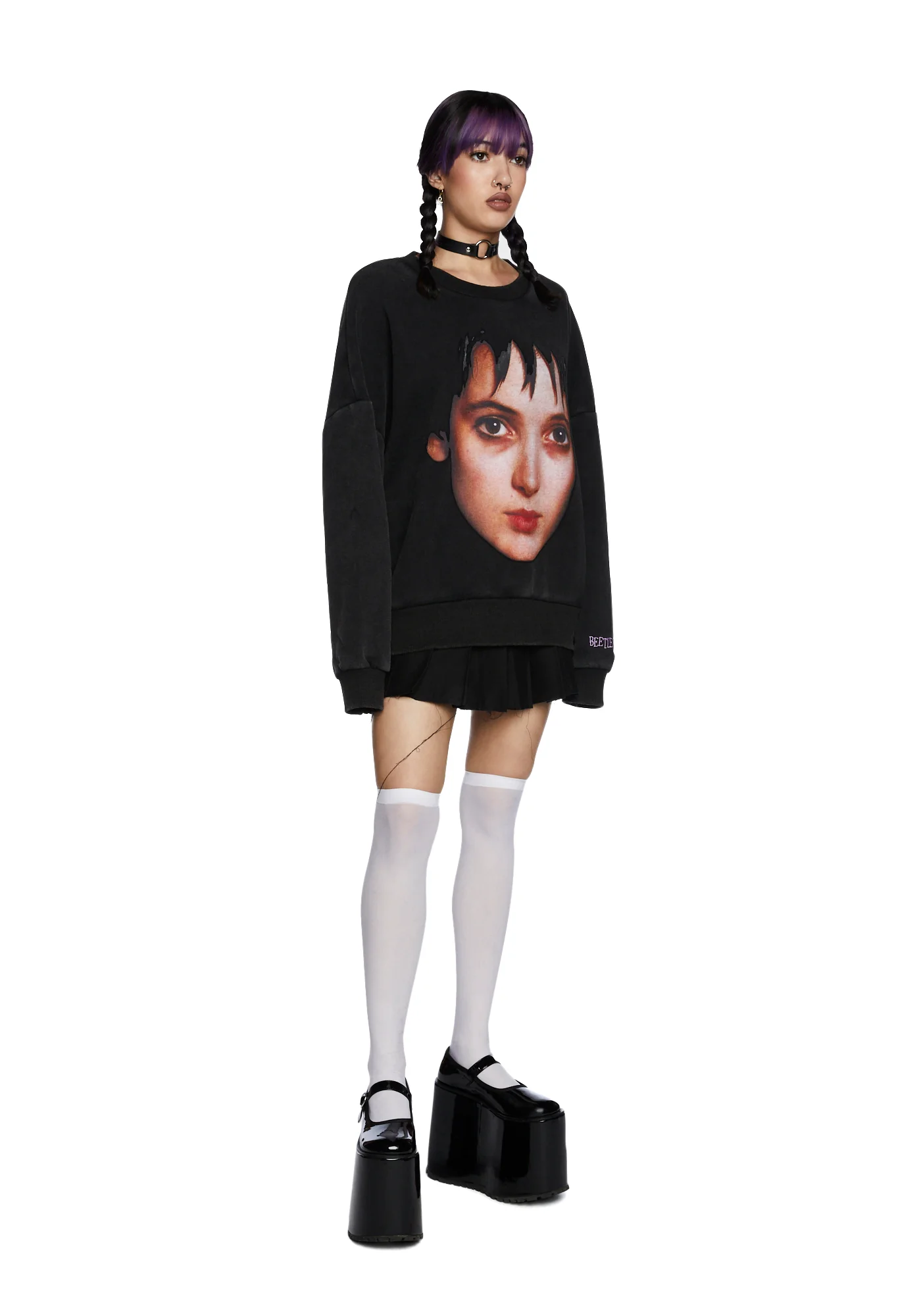 Distressed Soul Oversized Sweatshirt