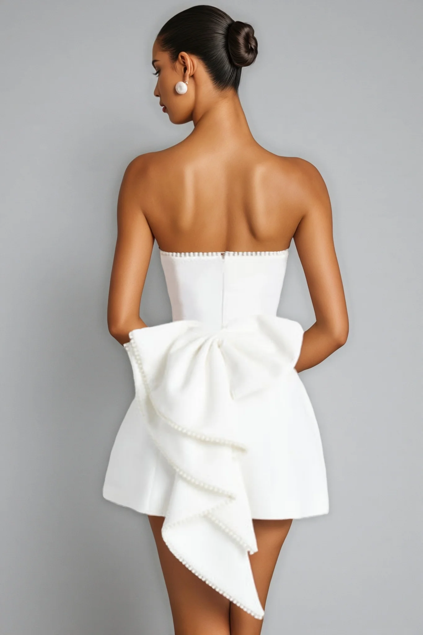 Raymos Backless Butterfly Mini Dress - luluinthesky